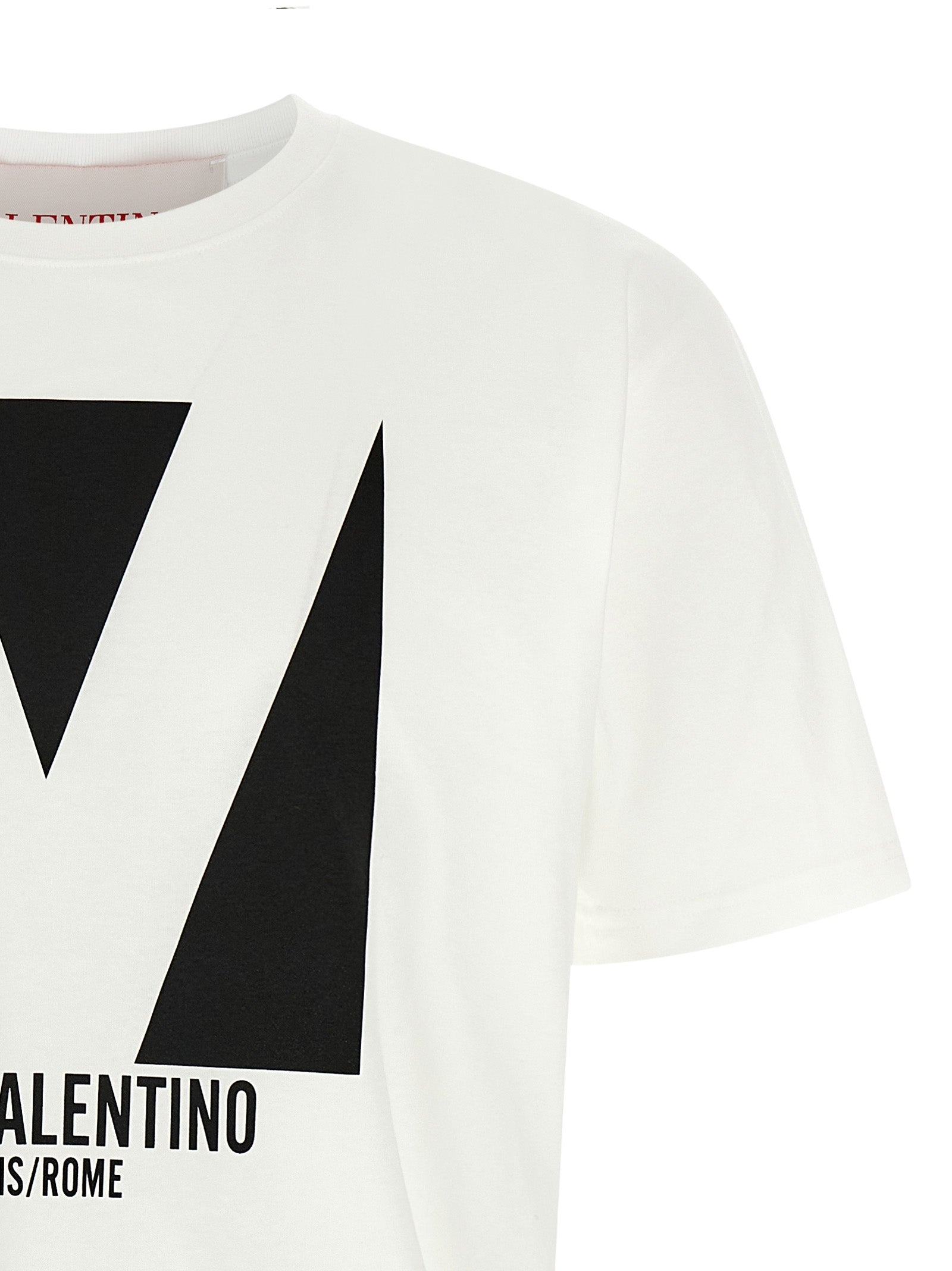 Valentino Garavani Bicolor Cotton T-Shirt Valentino Garavani