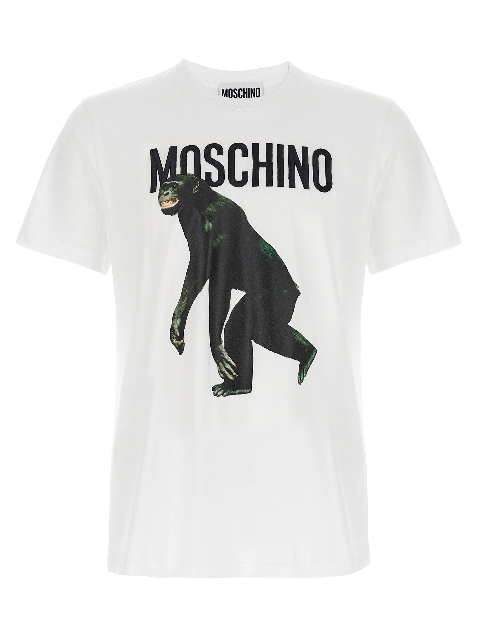 Moschino White Cotton T-Shirt Moschino