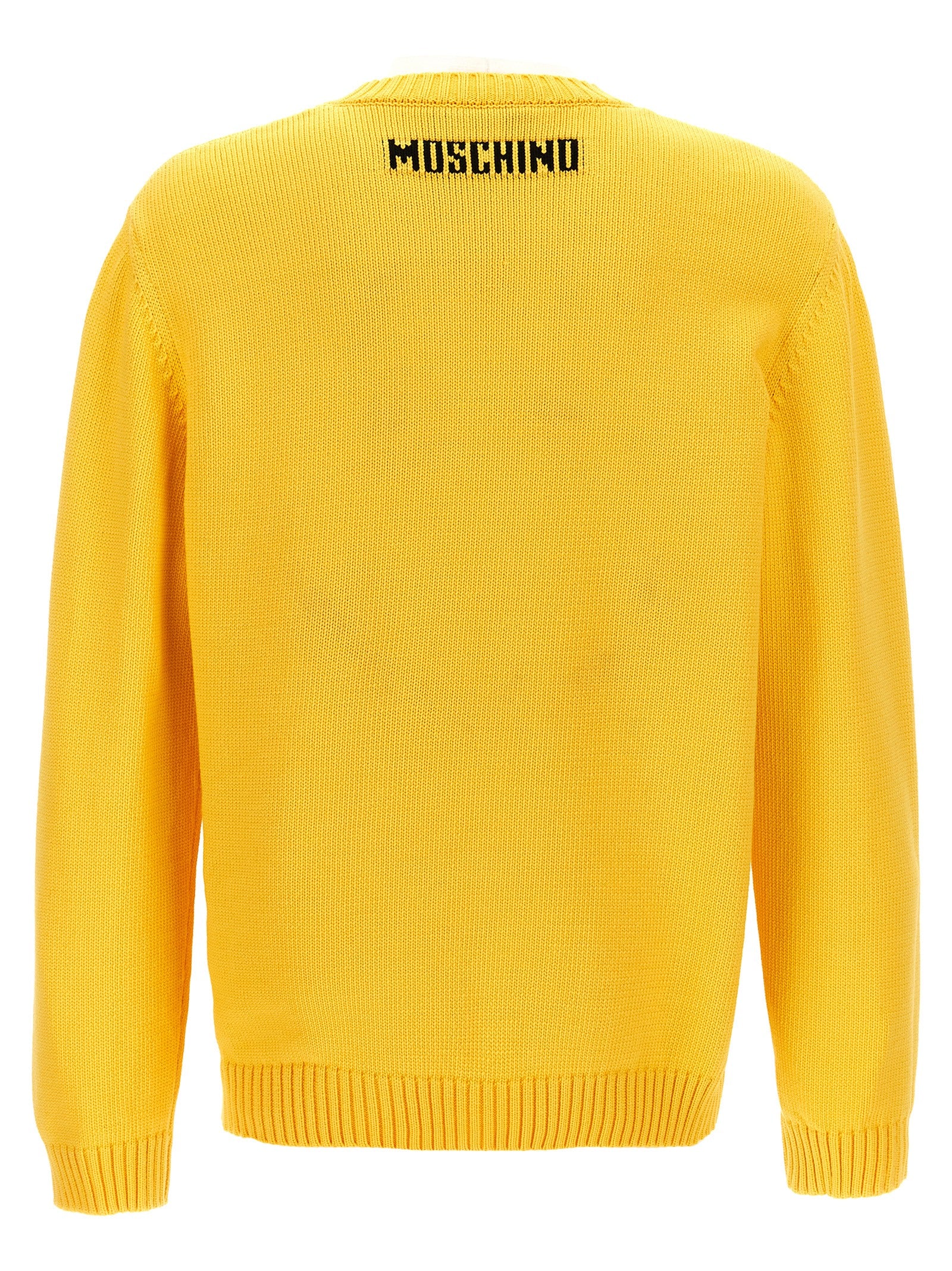 Moschino Bicolor Cotton Cardigan Moschino