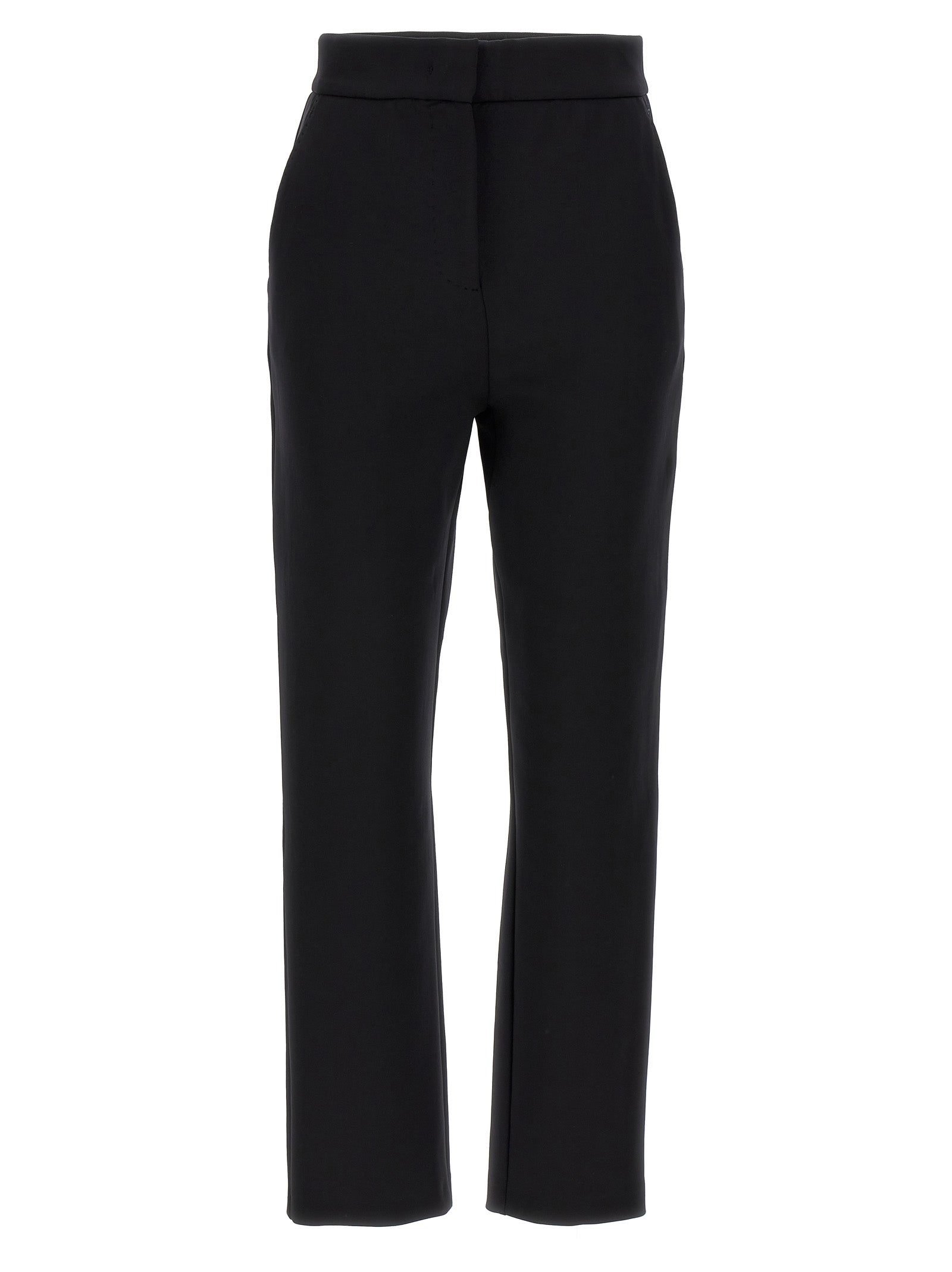 Max Mara Black Polyamide Casual Pants Max Mara