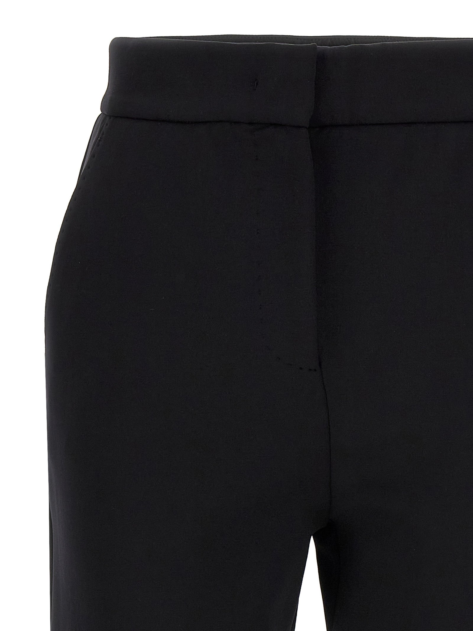 Max Mara Black Polyamide Casual Pants Max Mara