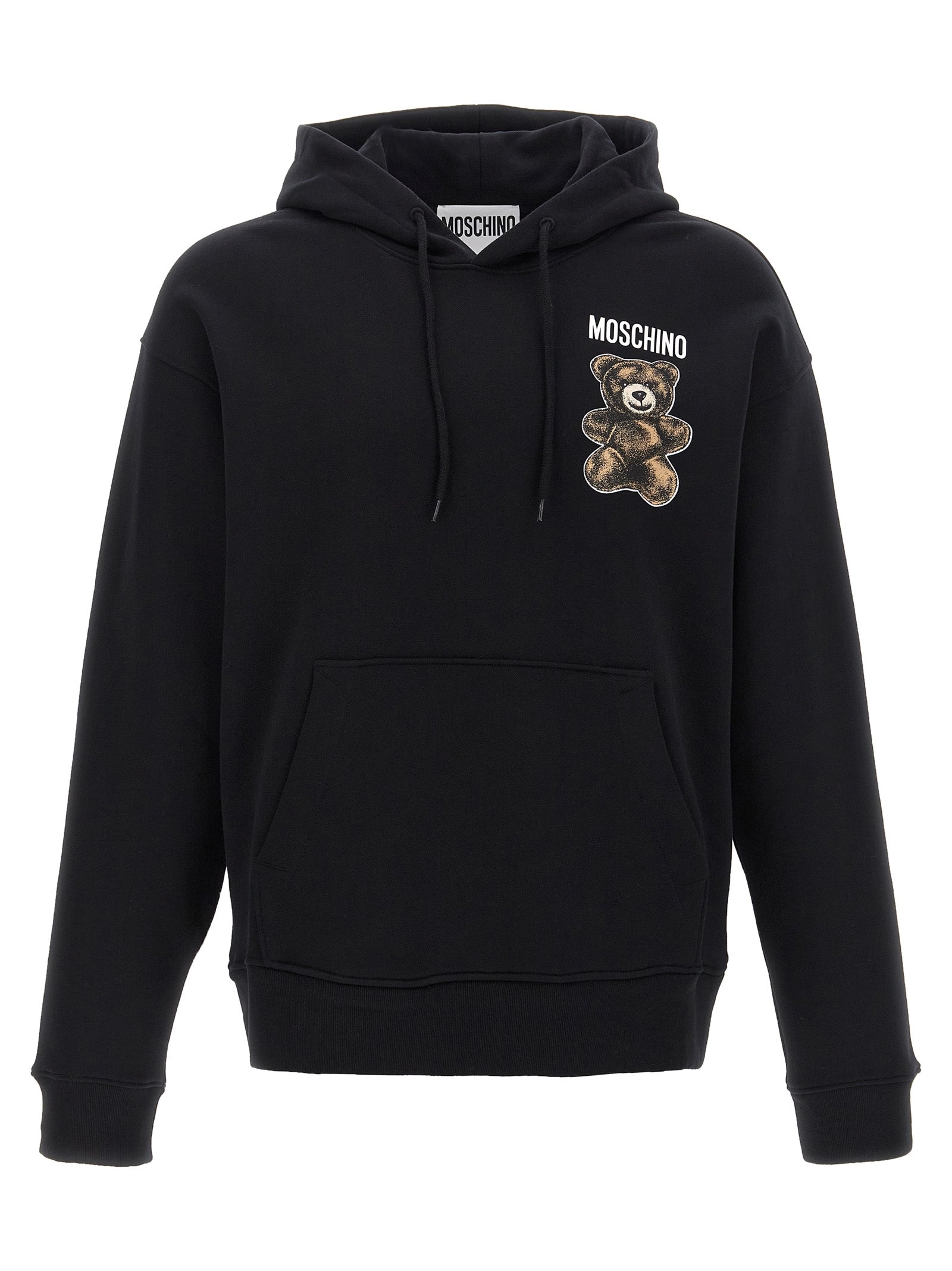 Moschino Black Cotton Sweatshirt Moschino