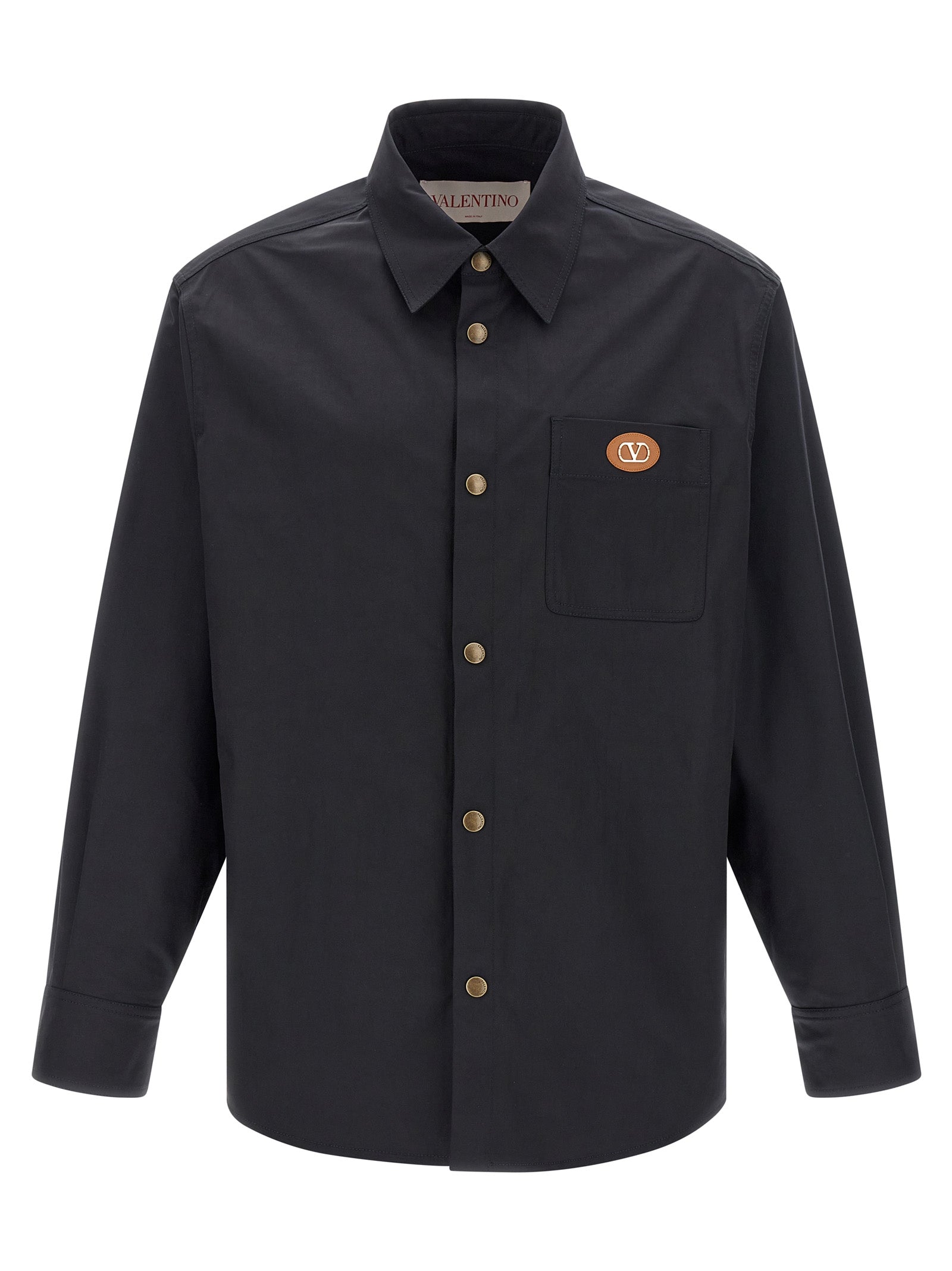 Valentino Garavani Blue Polyester Full-Length Jacket Valentino Garavani