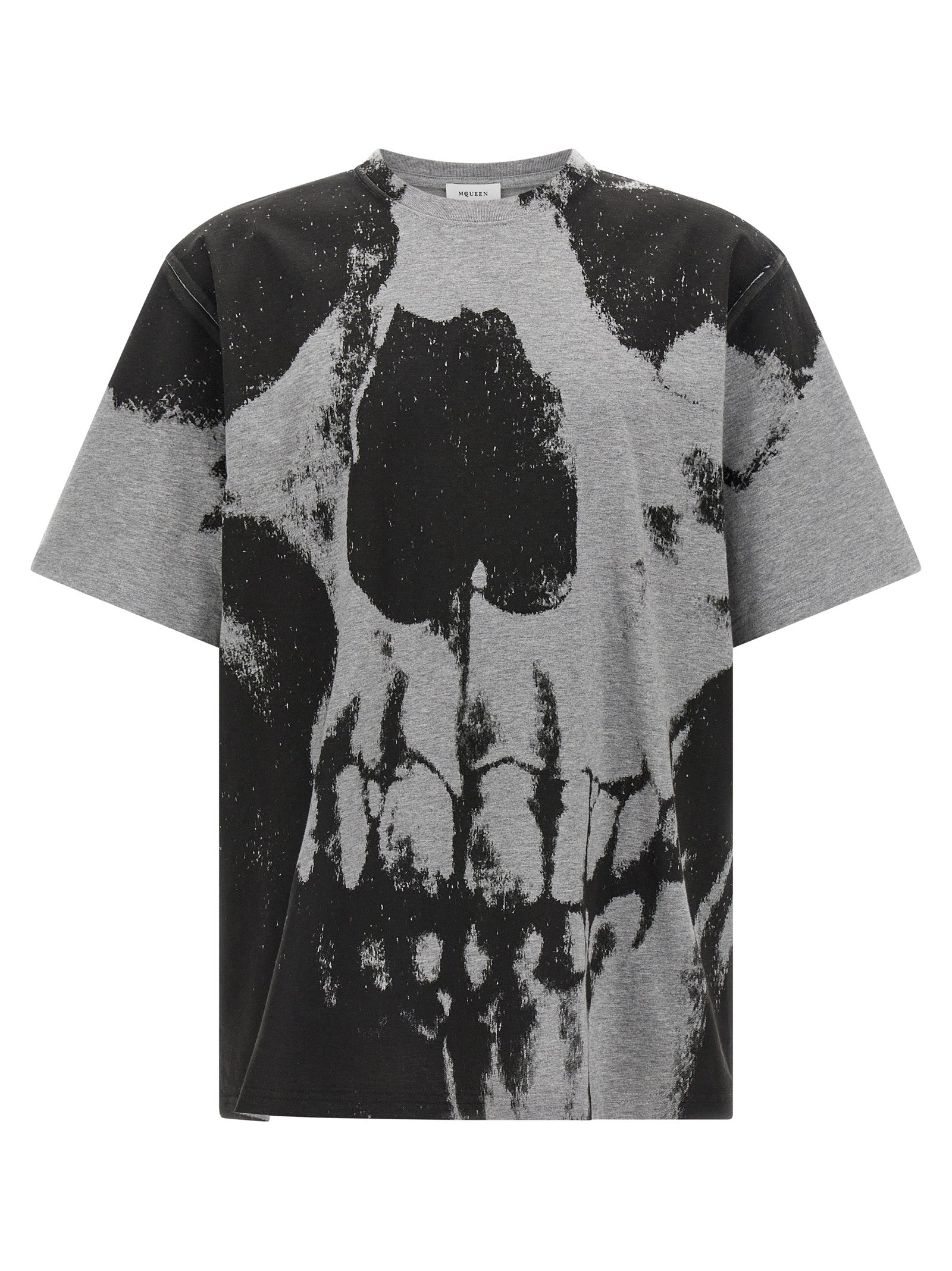 Alexander McQueen Gray Cotton T-Shirt Alexander McQueen