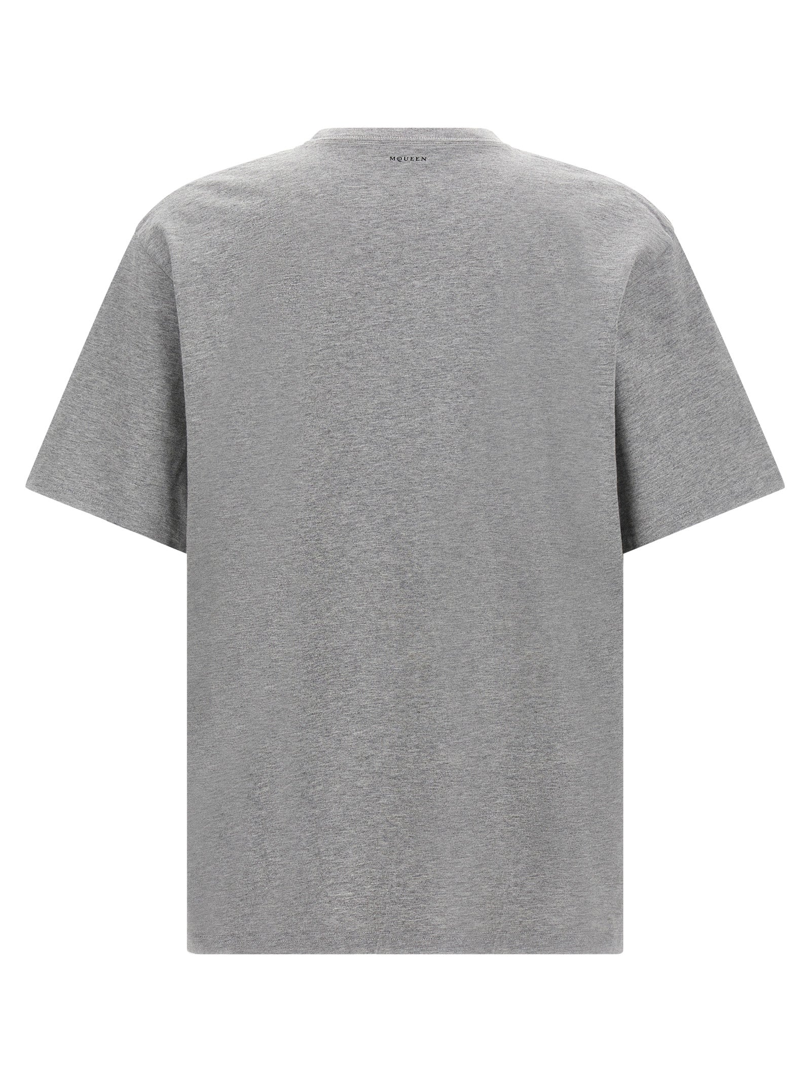 Alexander McQueen Gray Cotton T-Shirt Alexander McQueen