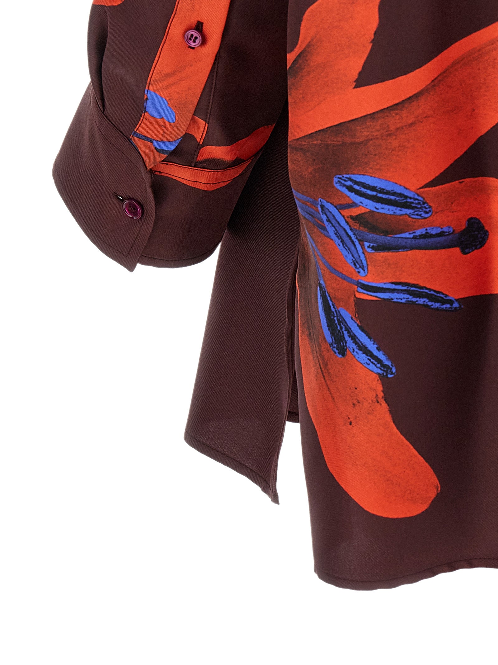 Alexander McQueen Multicolor Silk Blouse Alexander McQueen