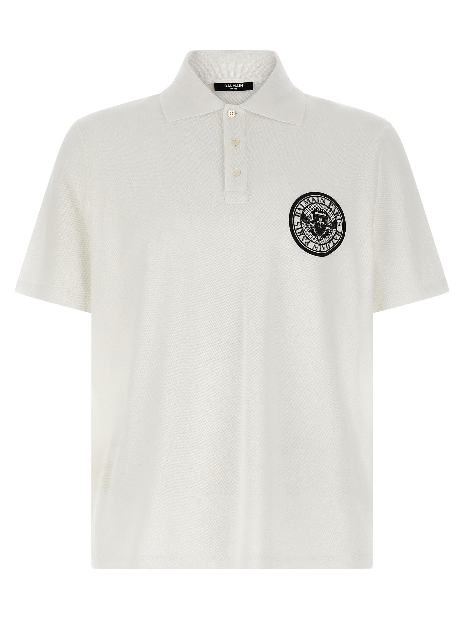 Balmain Bicolor Cotton Polo Shirt Balmain