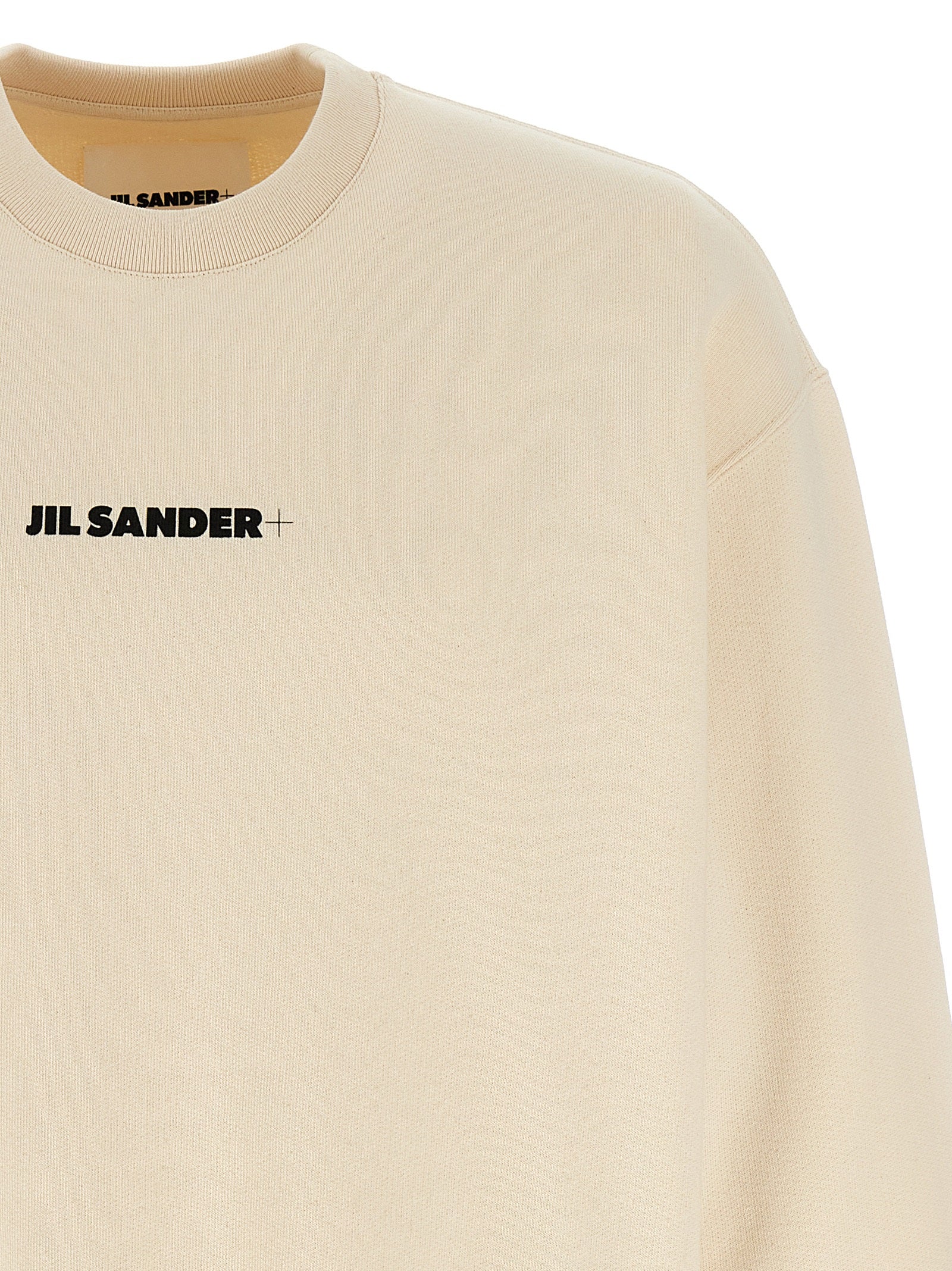 Jil Sander Beige Cotton Sweatshirt Jil Sander