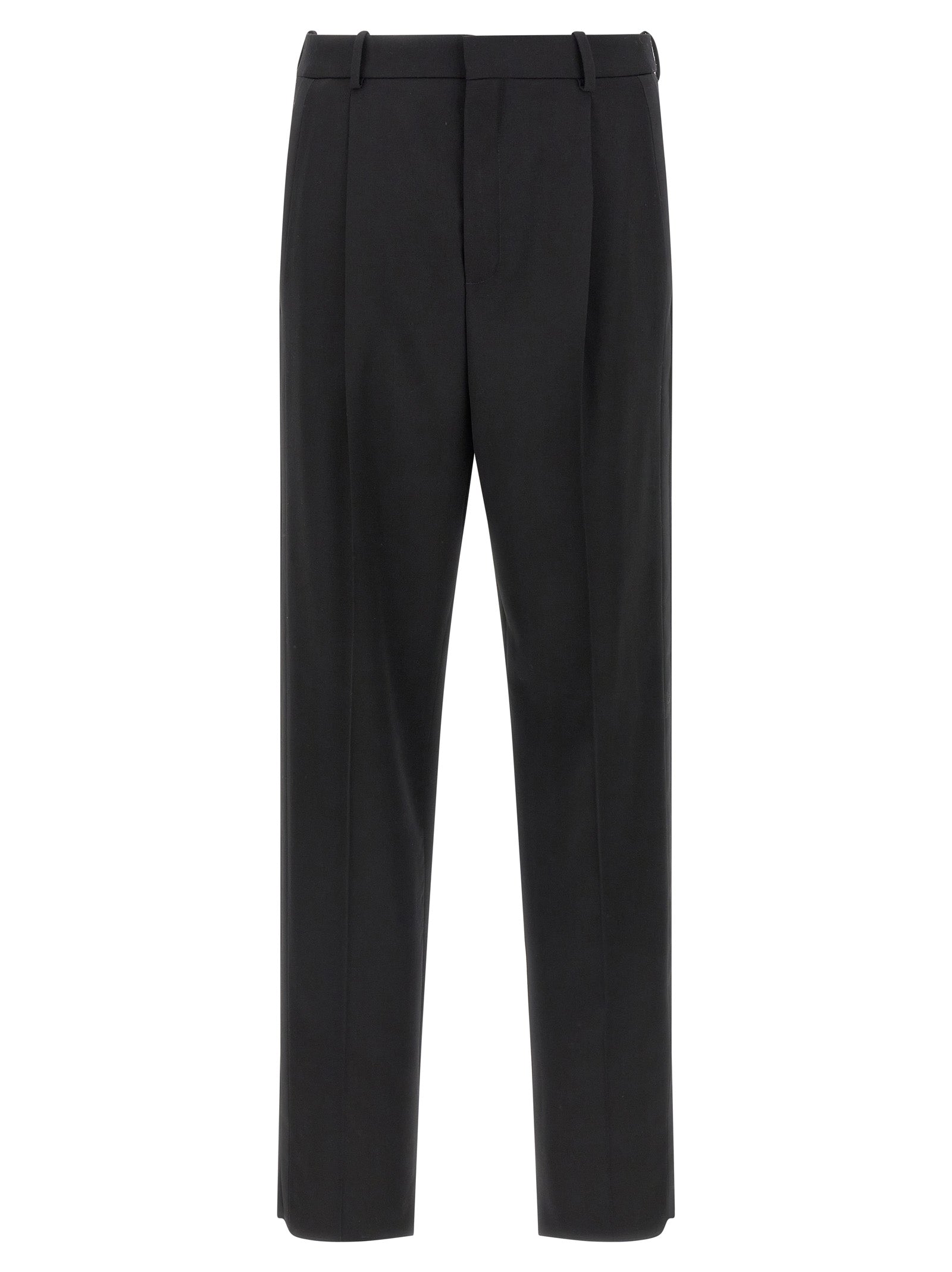 Saint Laurent Black Wool Dress Pants Saint Laurent