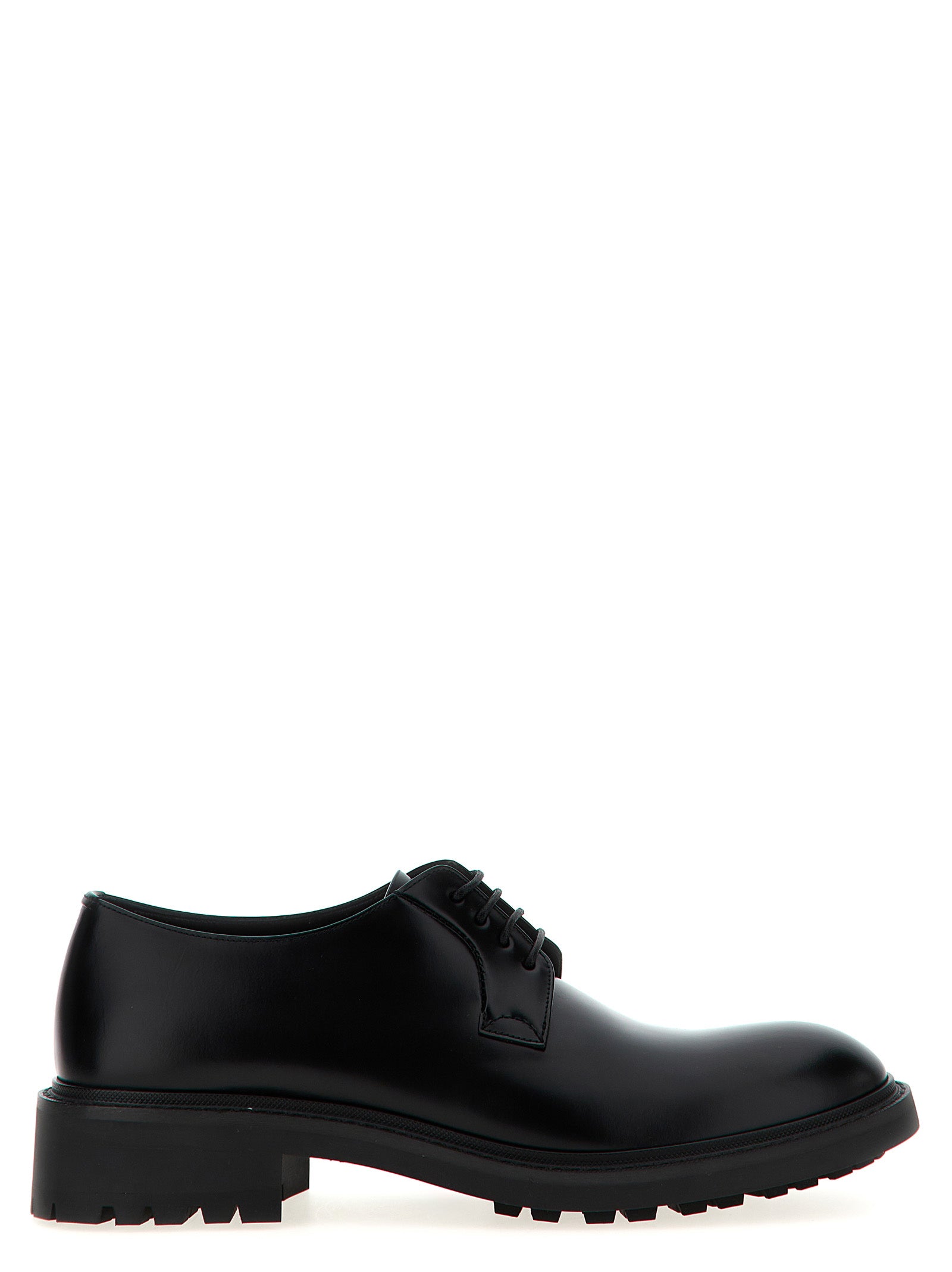 Saint Laurent Black Lamb Leather Oxfords And Derbies Saint Laurent