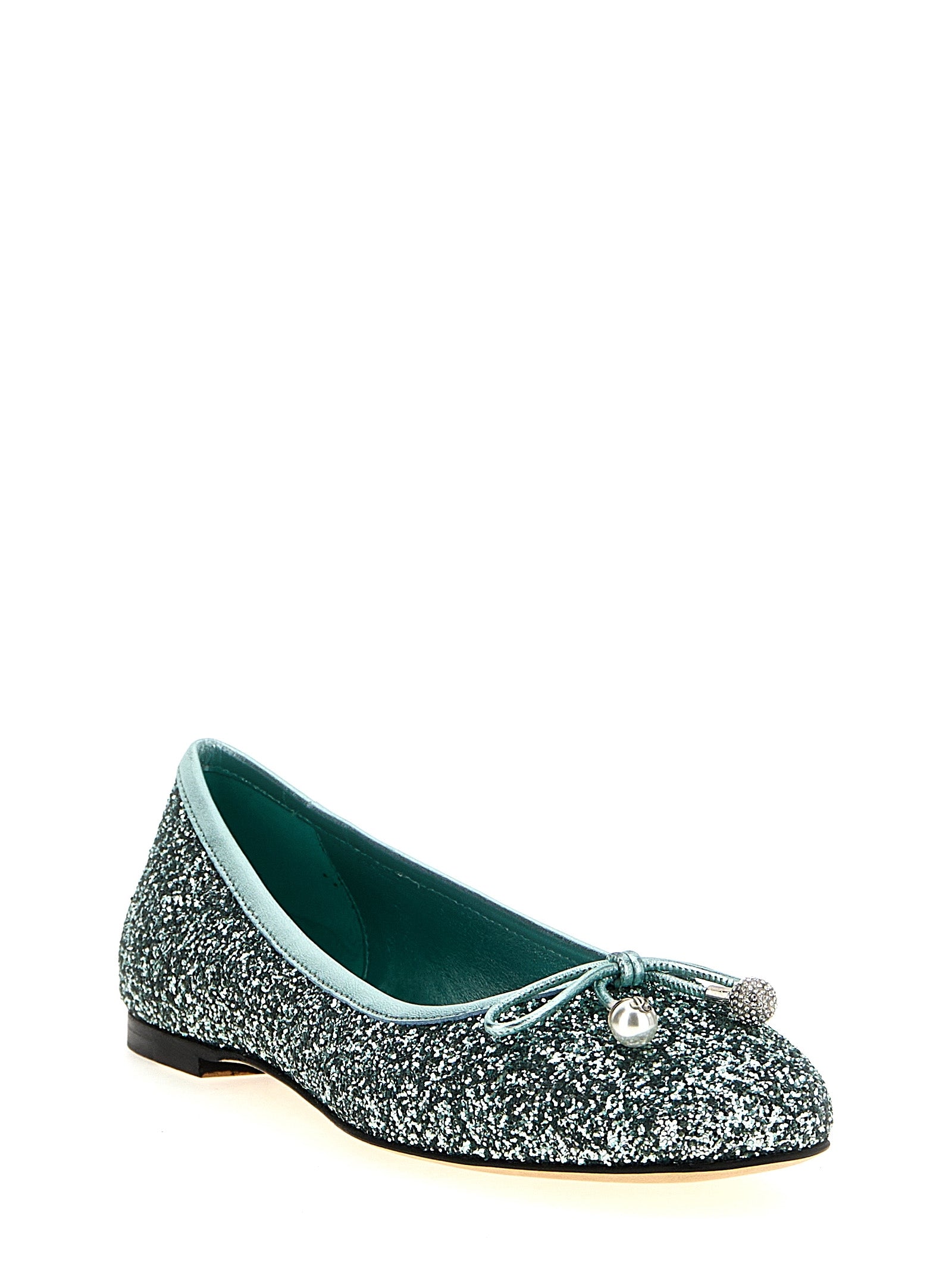 Jimmy Choo Bicolor Textile Ballet Flats Jimmy Choo