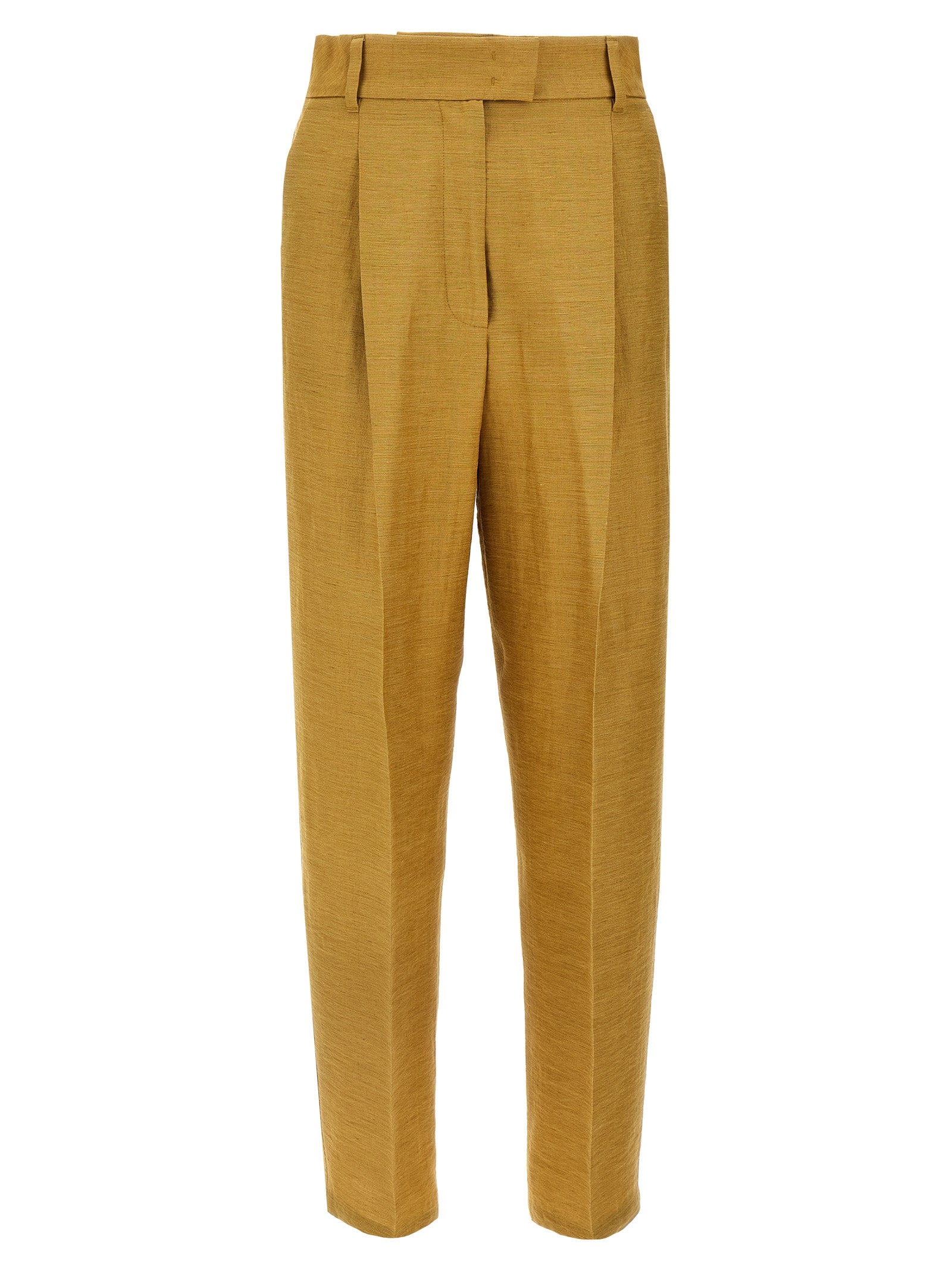 Max Mara Gold Fluorofiber Dress Pants Max Mara
