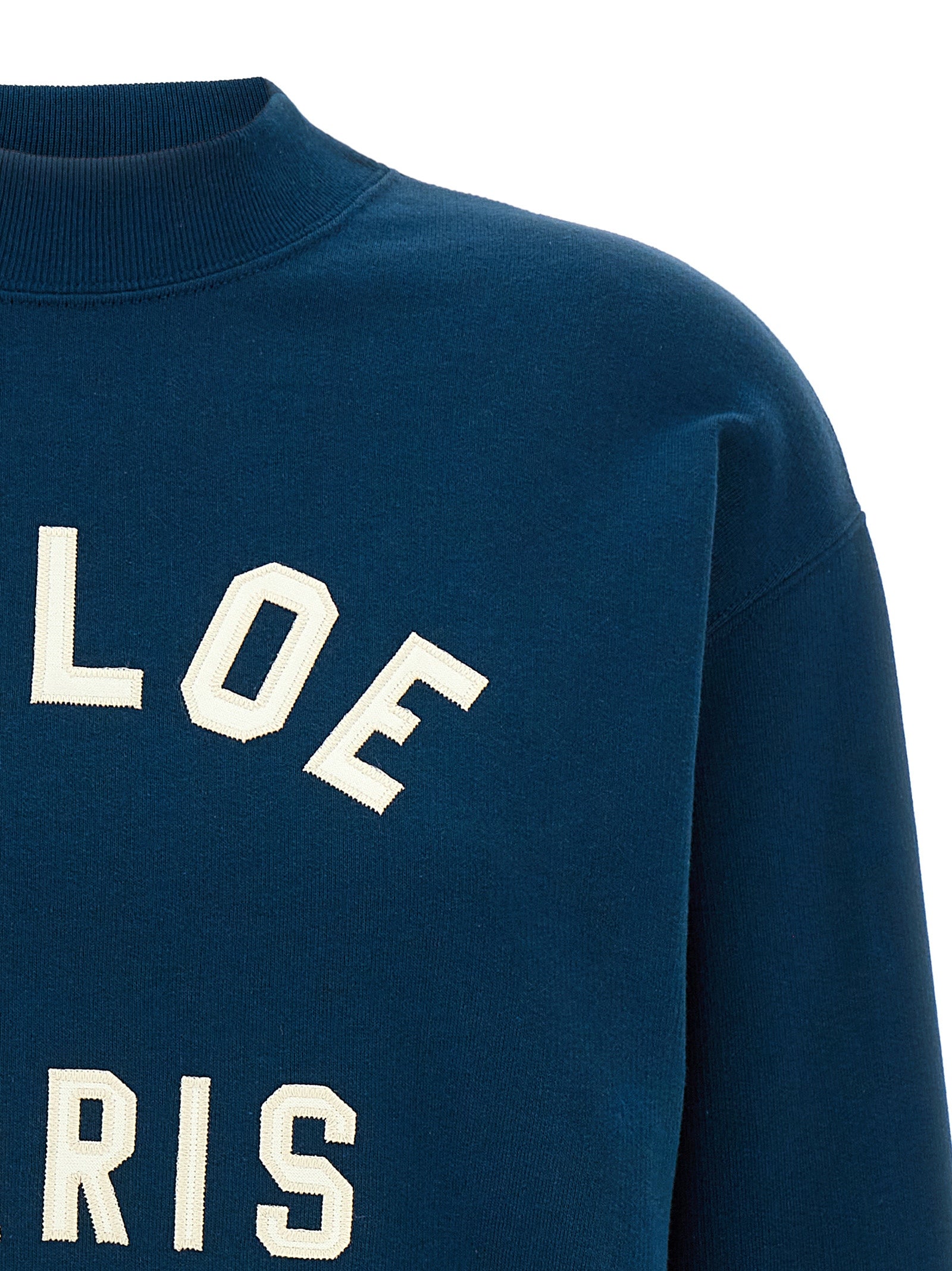 Chloé Blue Cotton Sweatshirt Chloé