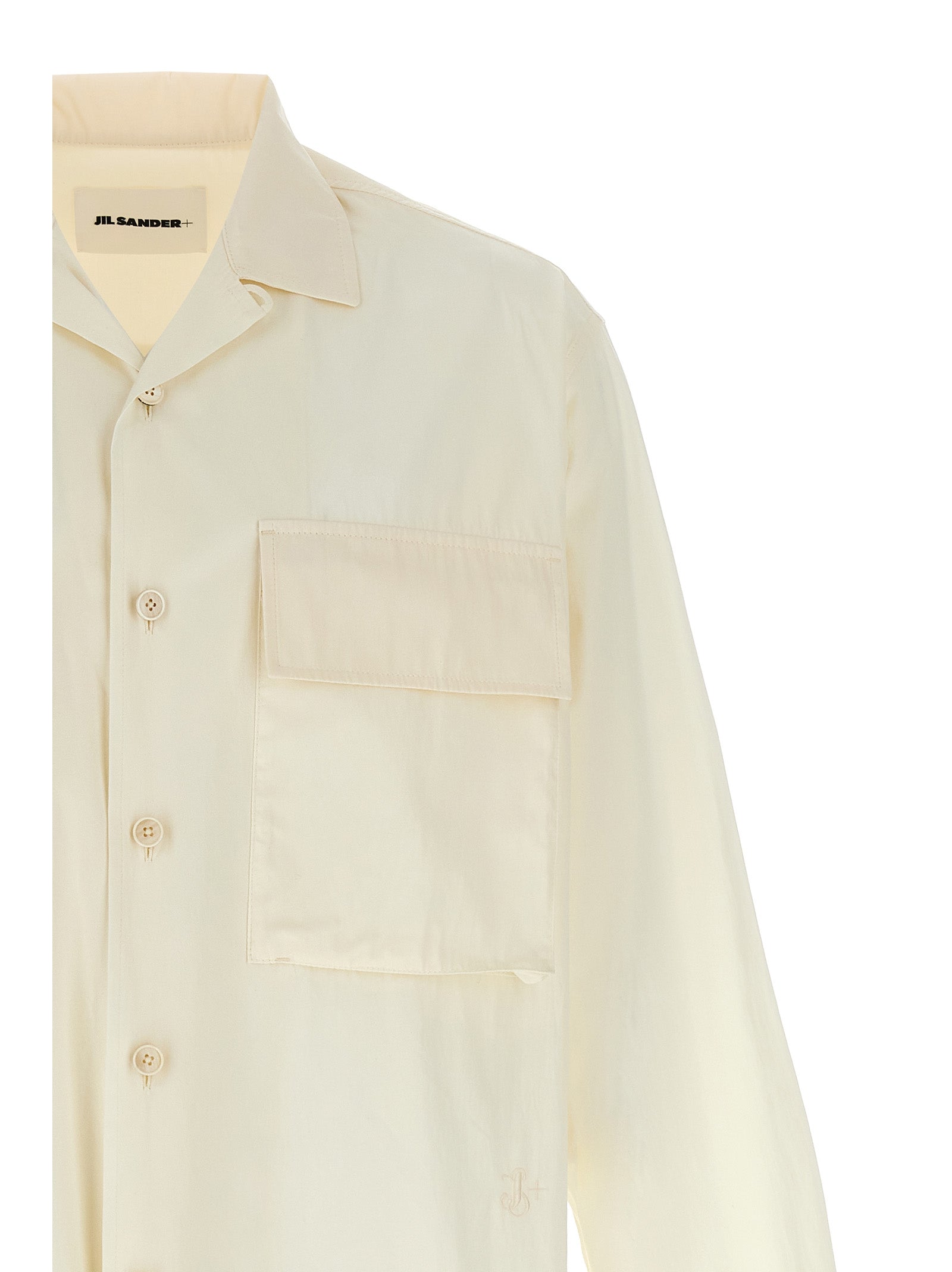 Jil Sander White Cotton Blouse Jil Sander