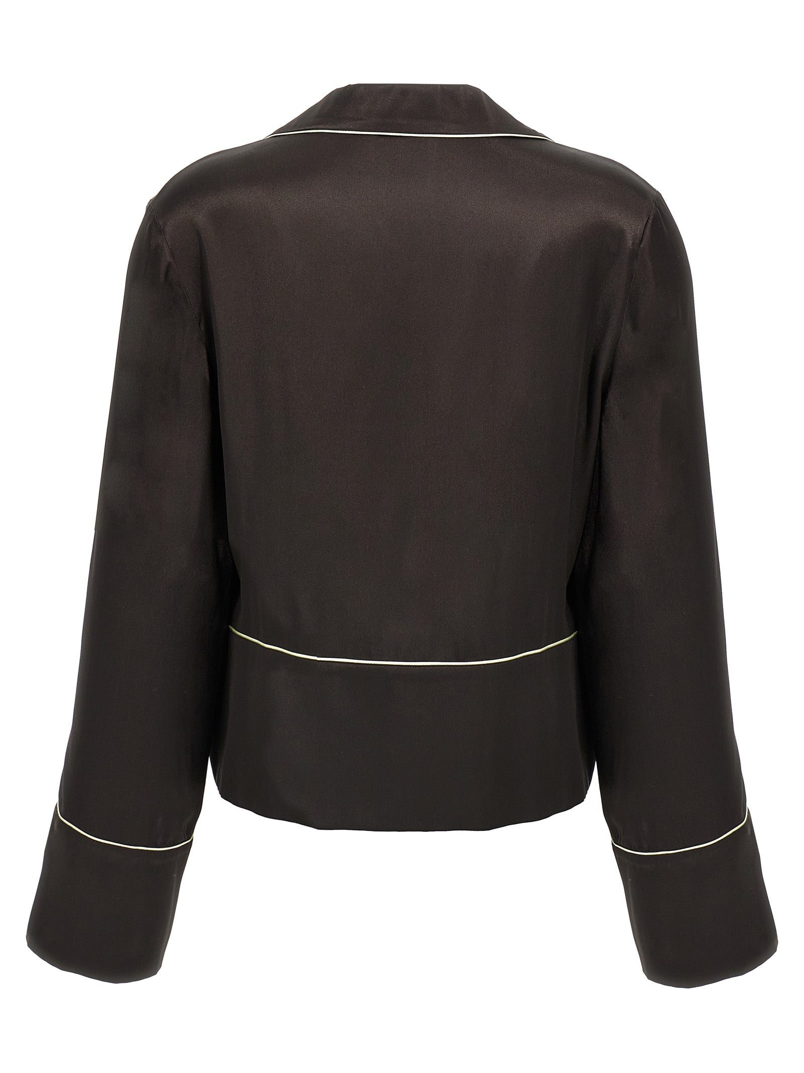 Off-White Black Acetate Blouse Off-White