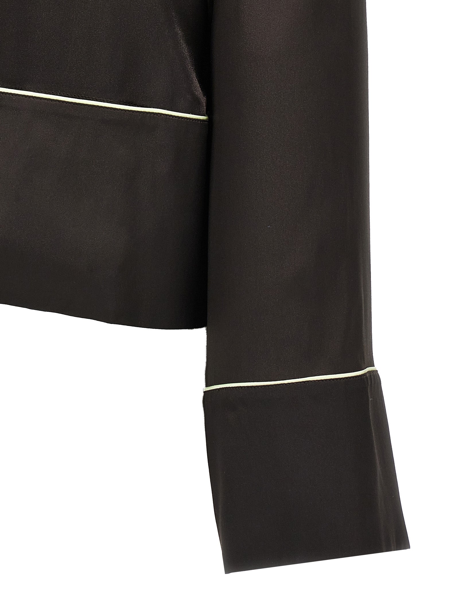 Off-White Black Acetate Blouse Off-White