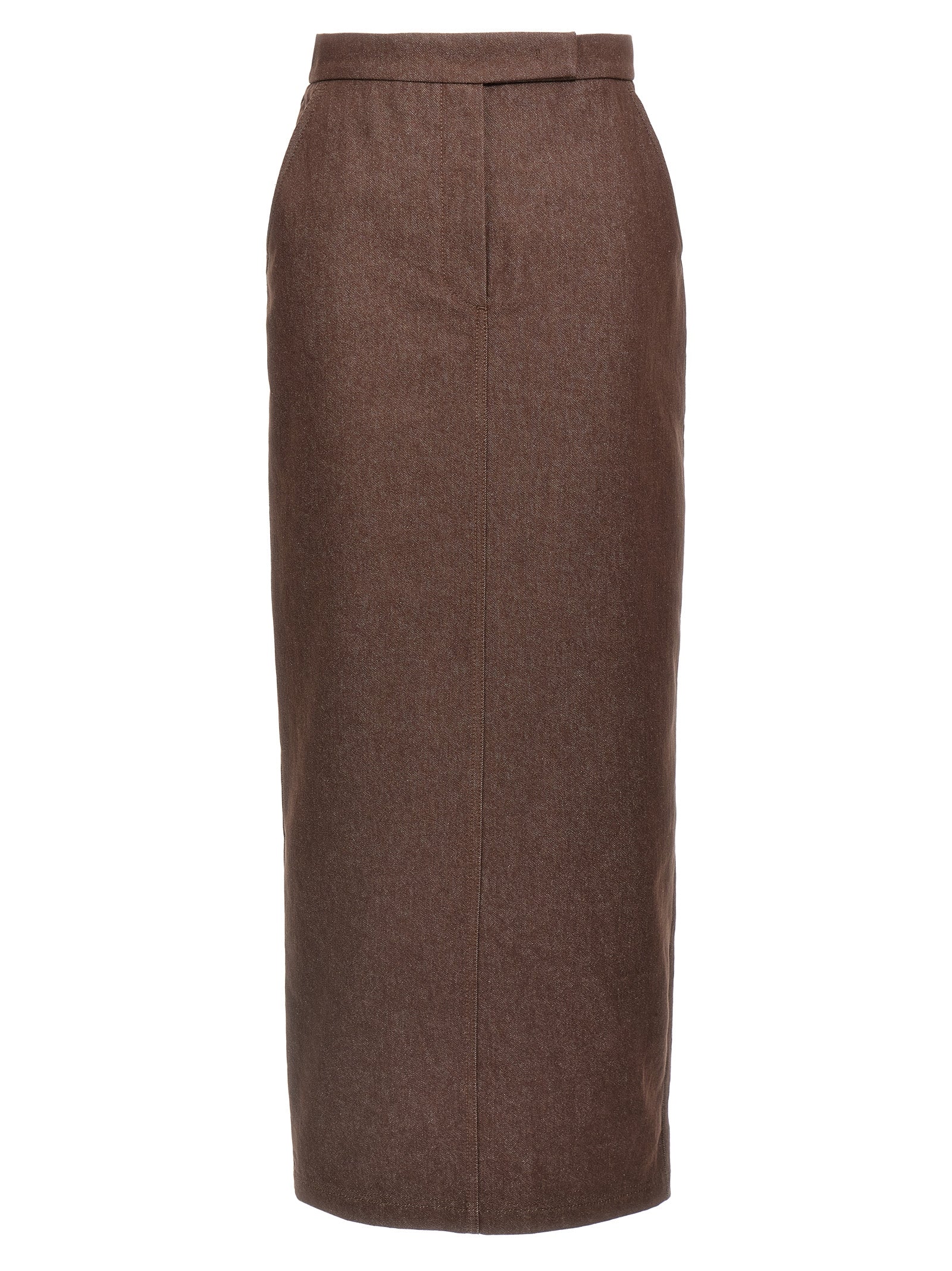Max Mara Brown Cotton Mini Skirt Max Mara