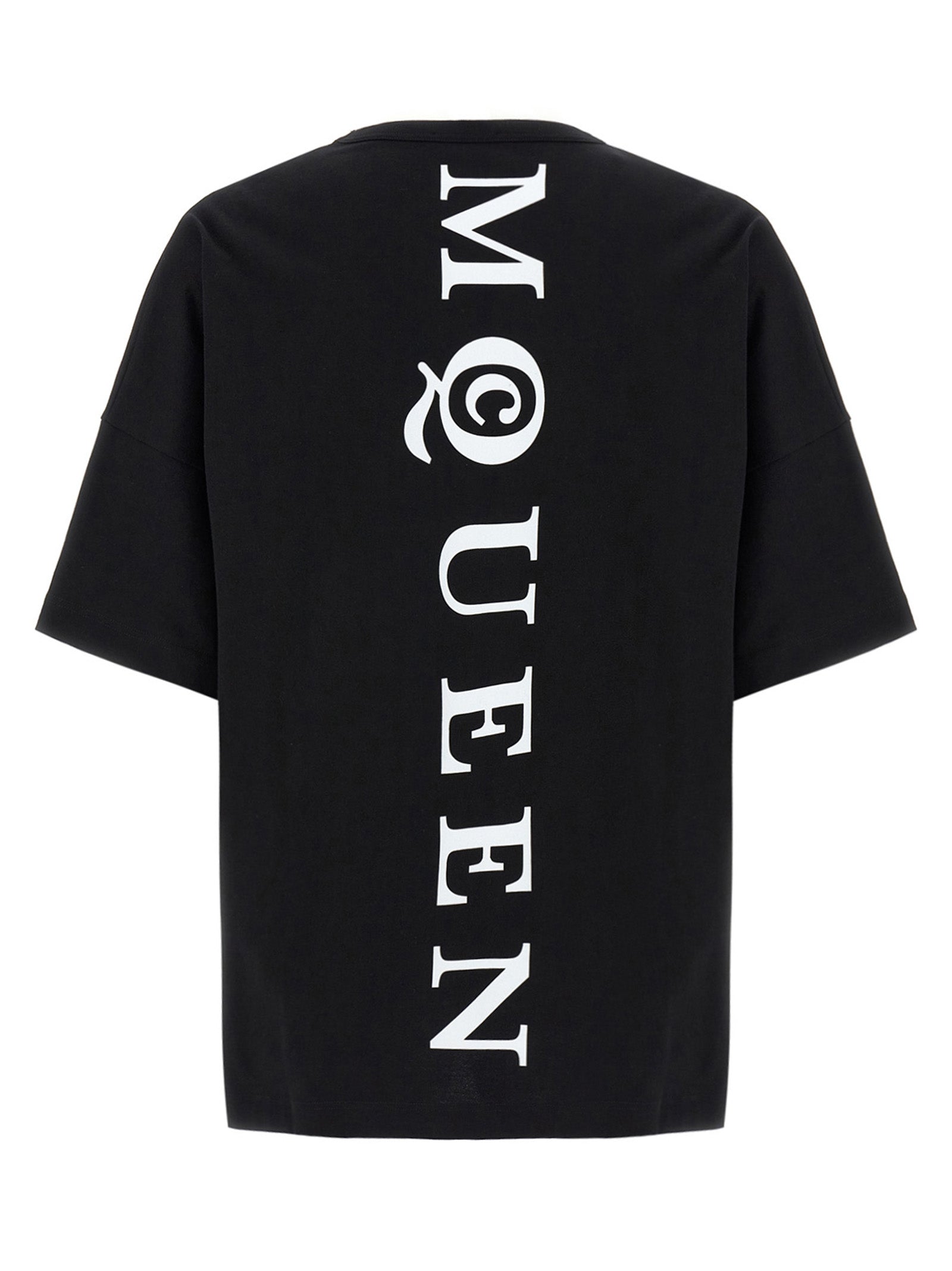 Alexander McQueen Bicolor Cotton T-Shirt Alexander McQueen
