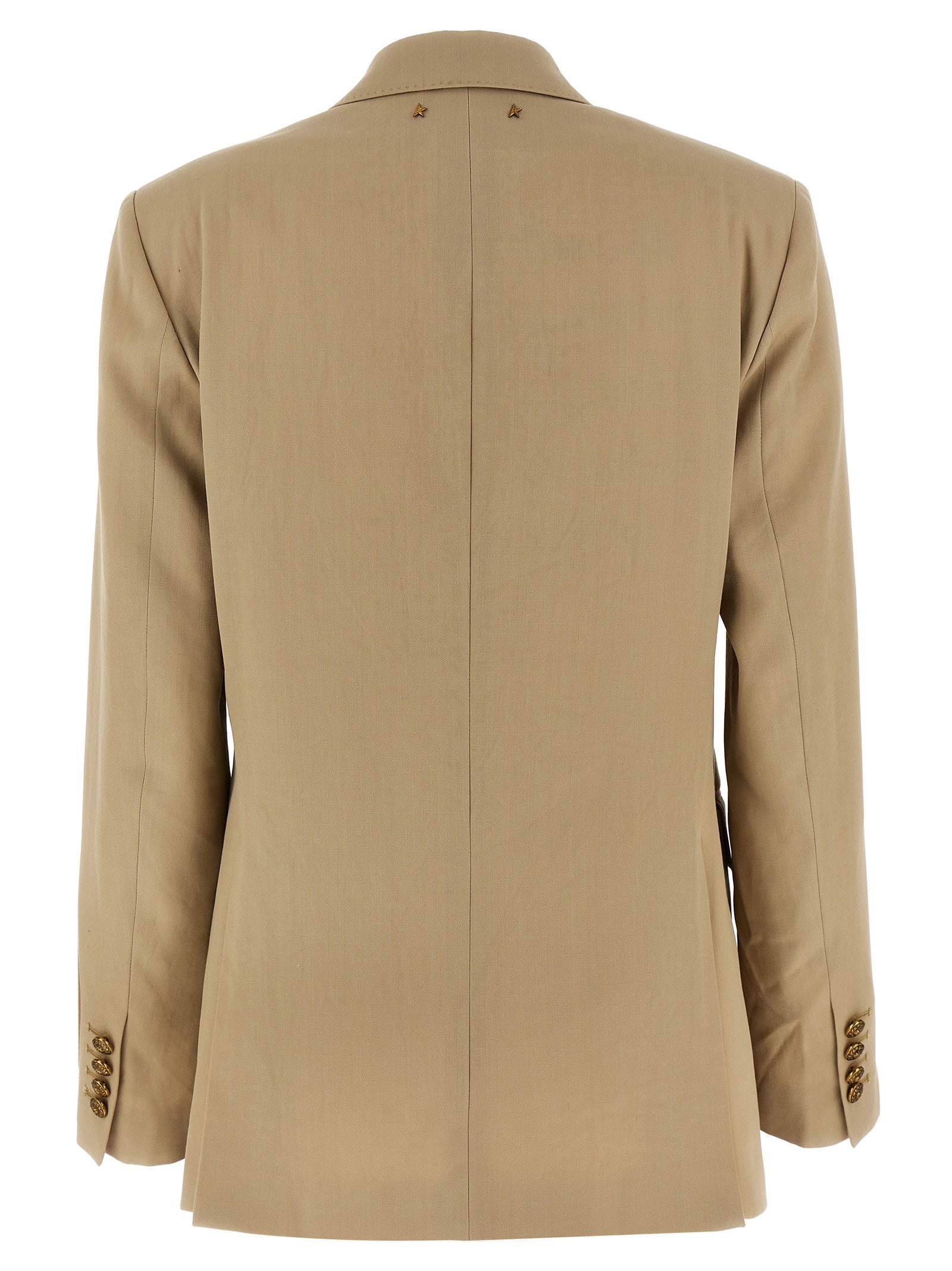 Golden Goose Beige Virgin Wool Blazer Golden Goose