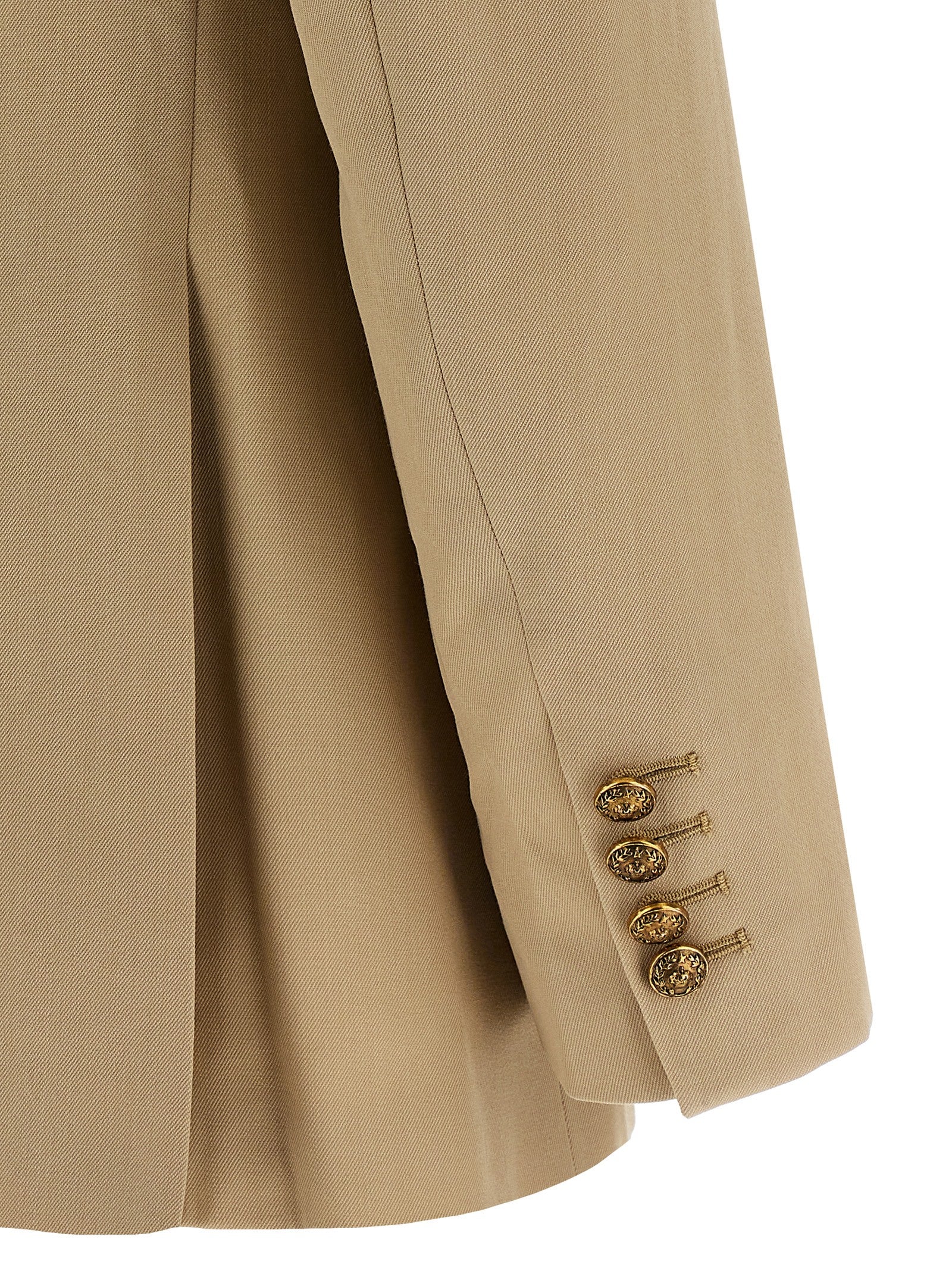 Golden Goose Beige Virgin Wool Blazer Golden Goose