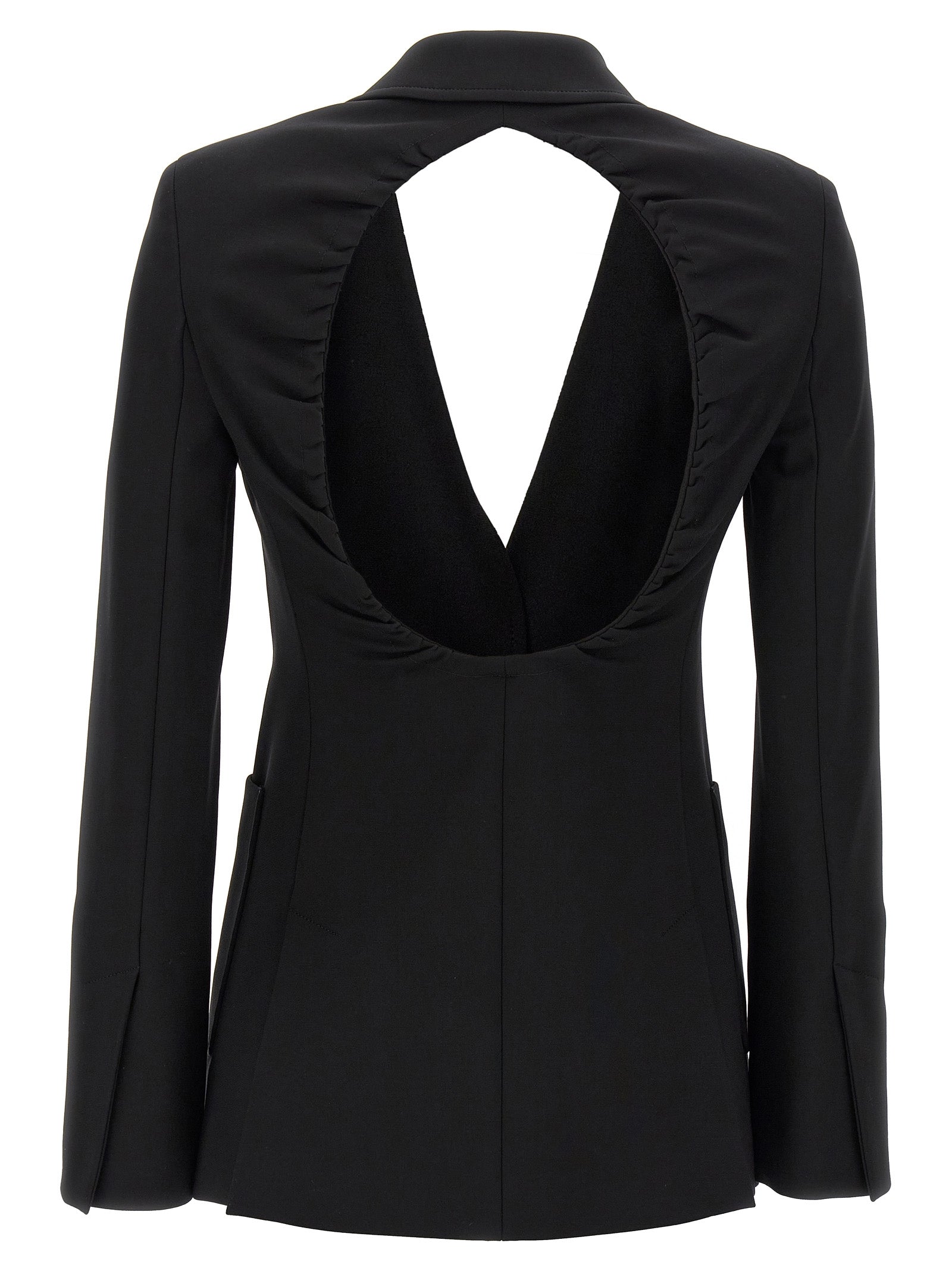Max Mara Black Viscose Blazer Max Mara