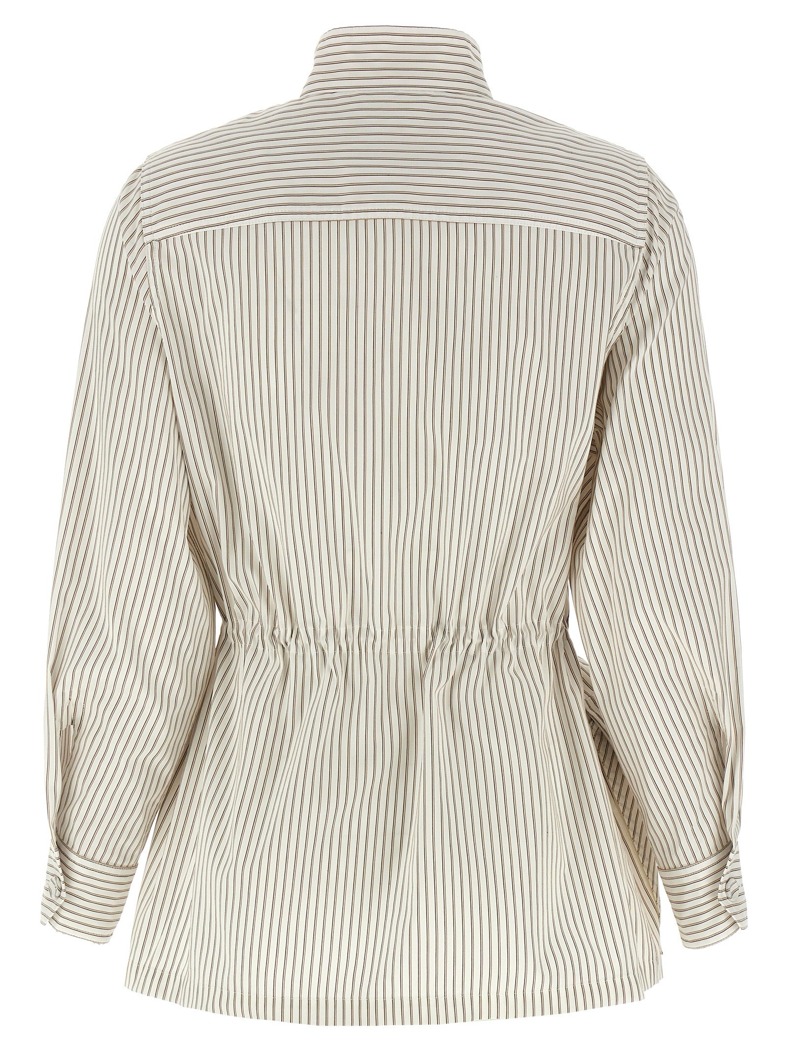 Fendi White Cotton Shell Jacket Fendi