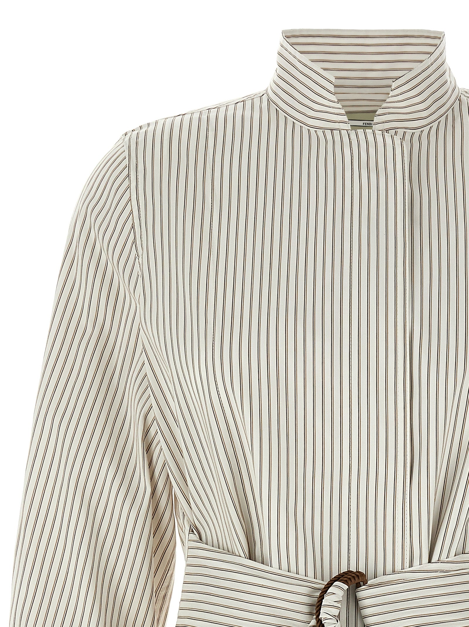 Fendi White Cotton Shell Jacket Fendi