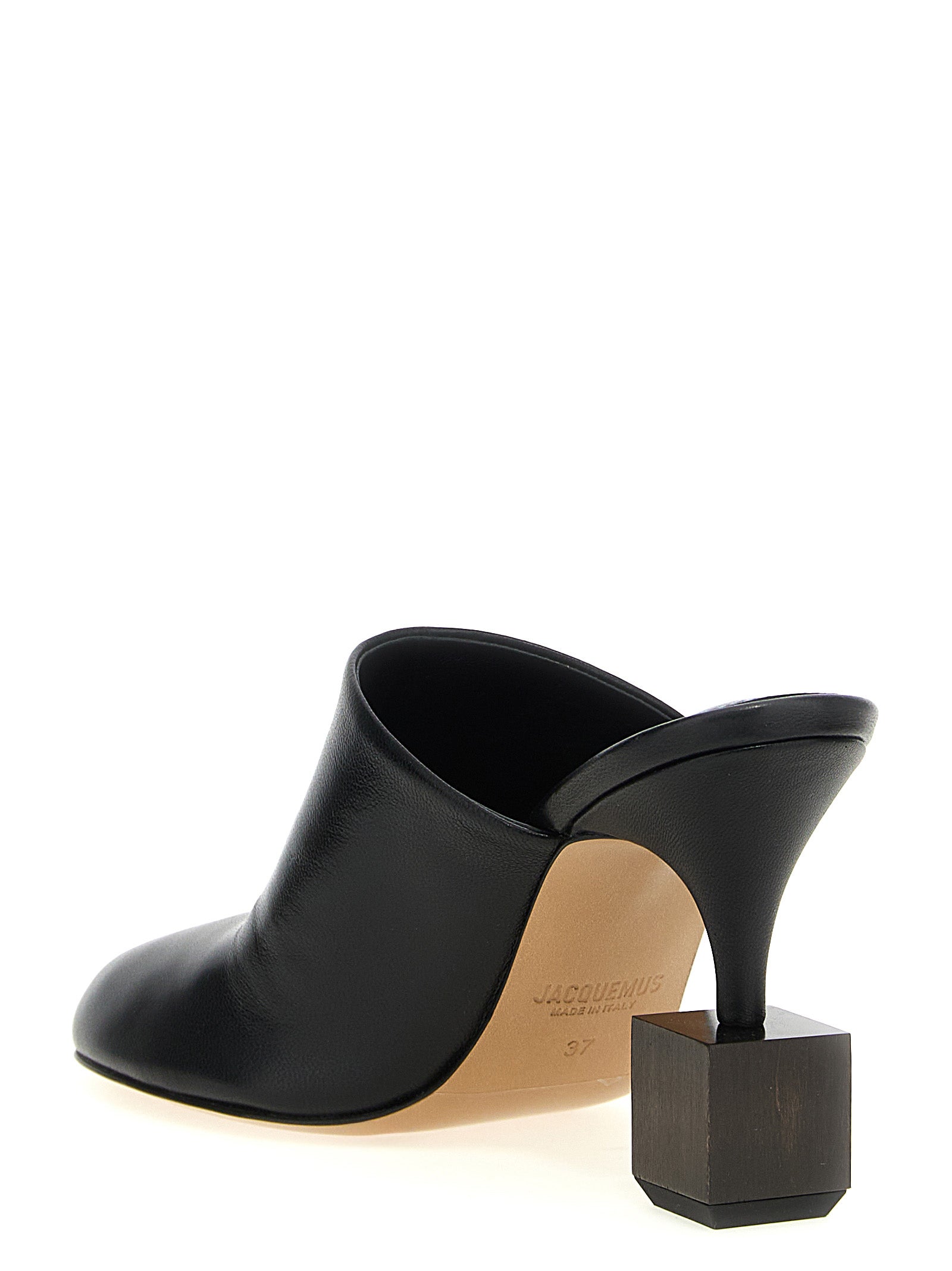 Jacquemus Black Lamb Leather High Heel Pumps Jacquemus