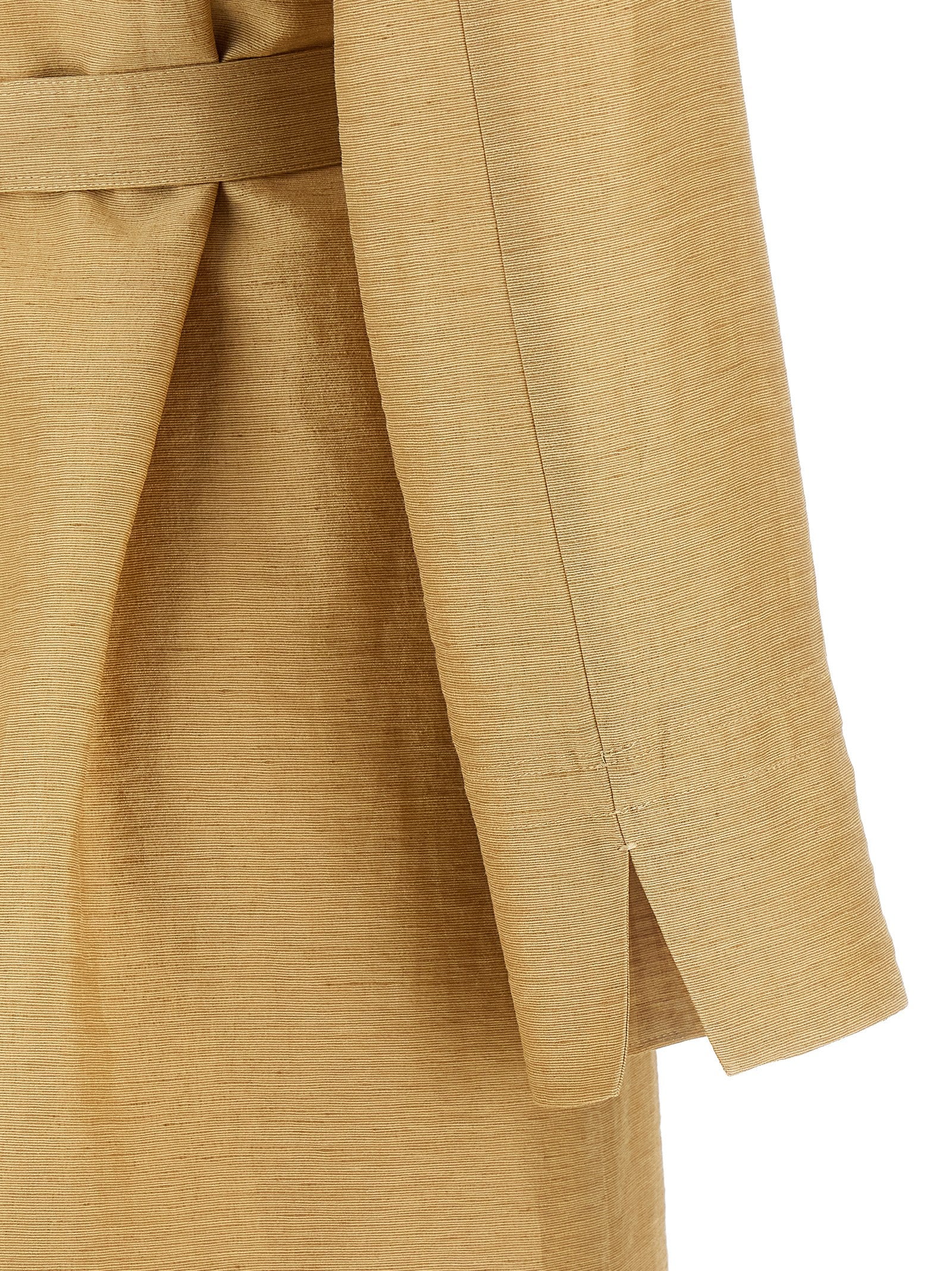 Max Mara Beige Fluorofiber Coat Max Mara