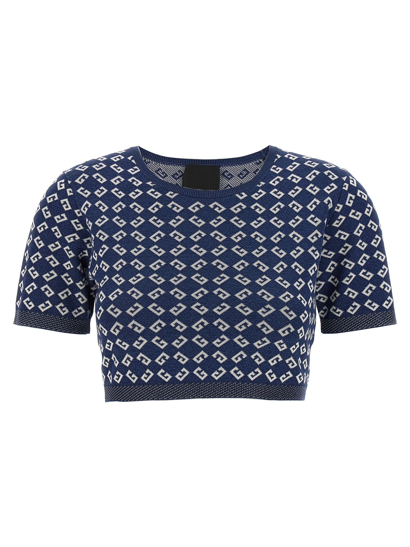 Givenchy Blue Viscose T-Shirt Givenchy