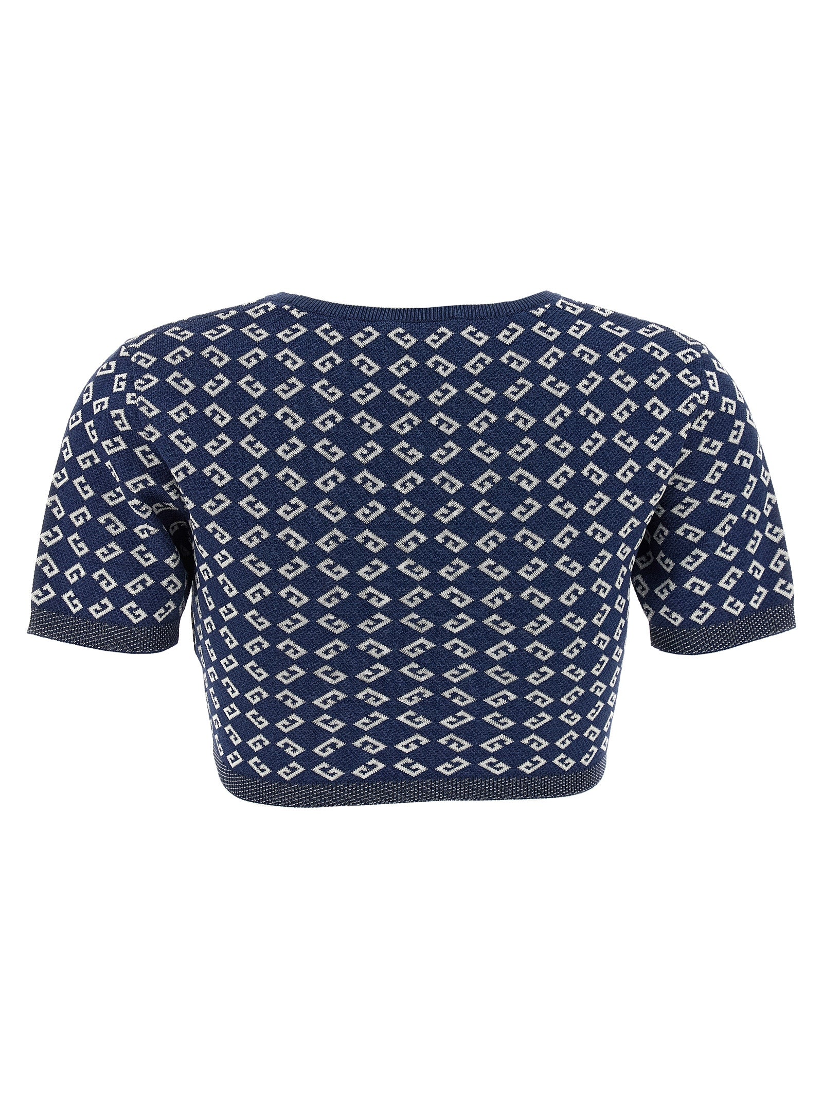 Givenchy Blue Viscose T-Shirt Givenchy