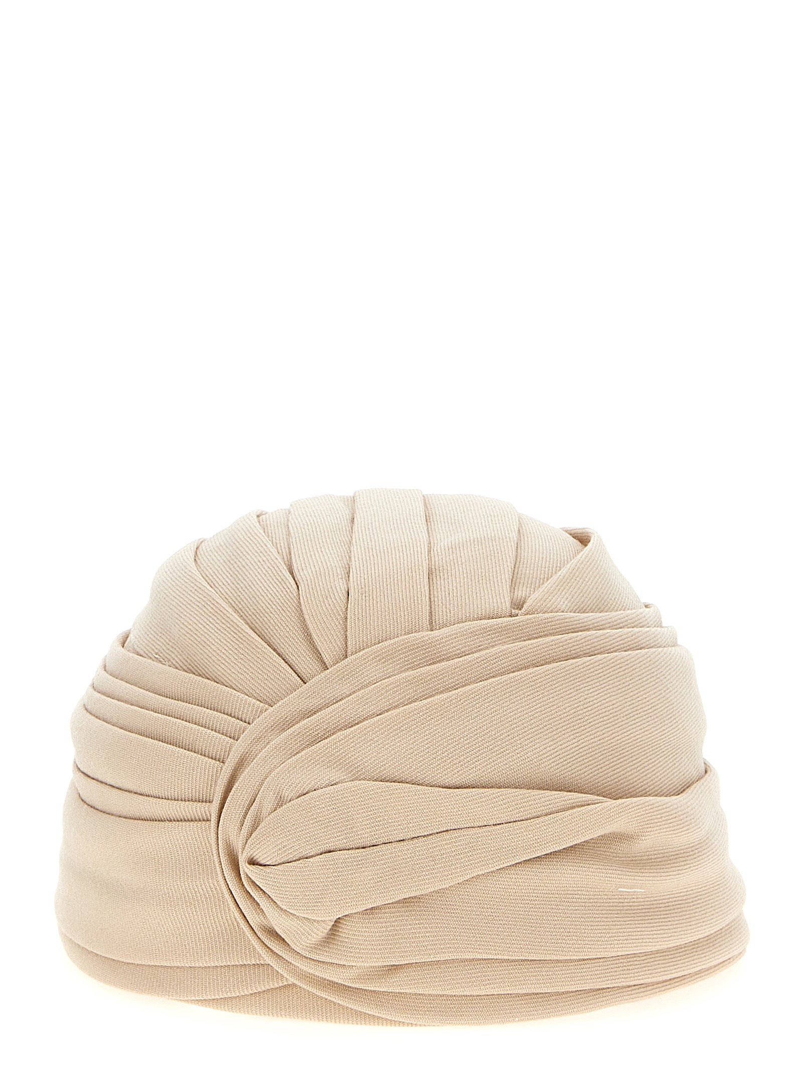 Valentino Garavani Beige Virgin Wool Hat Valentino Garavani