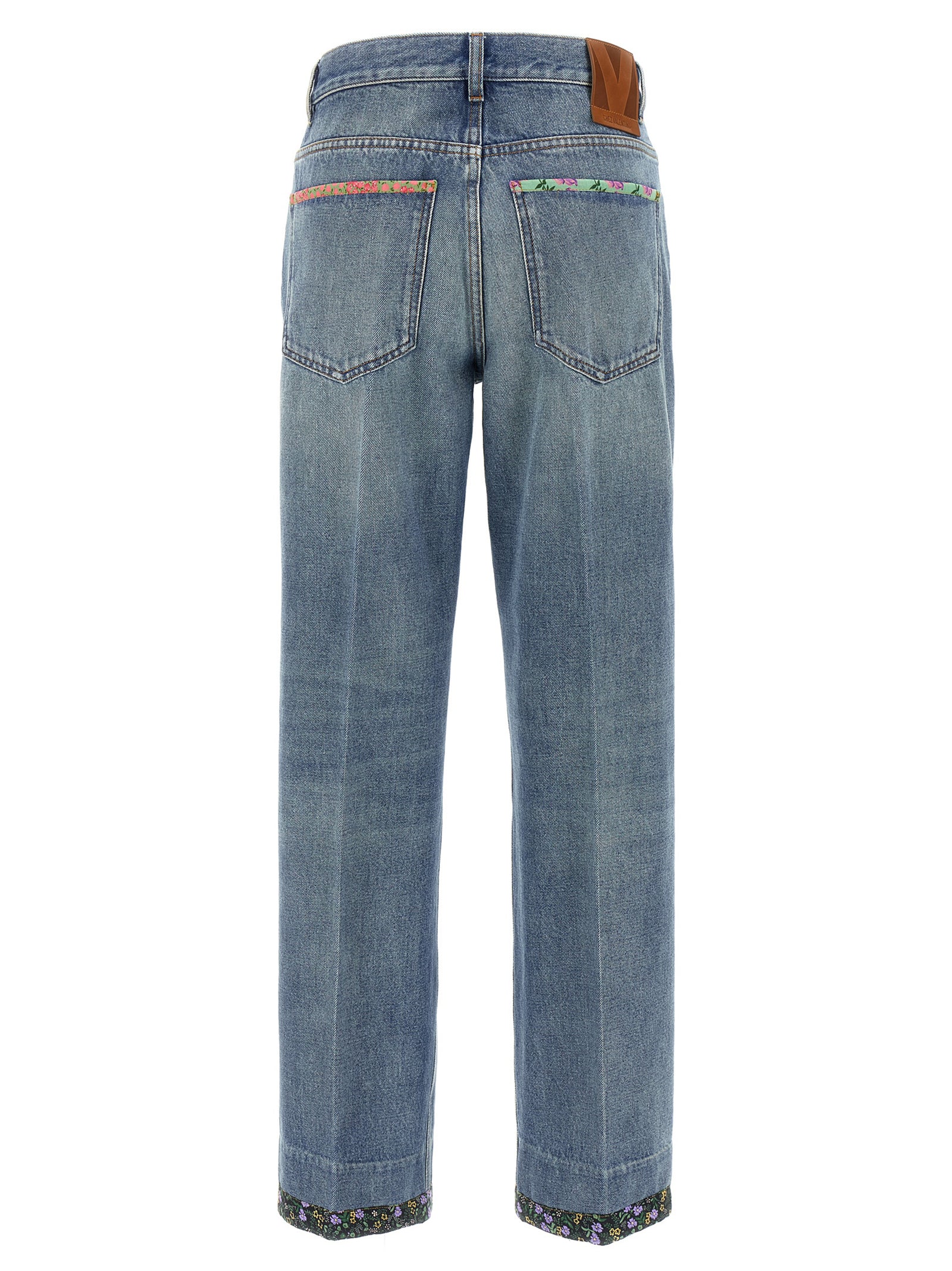 Valentino Garavani Blue Cotton Jeans Denim Valentino Garavani