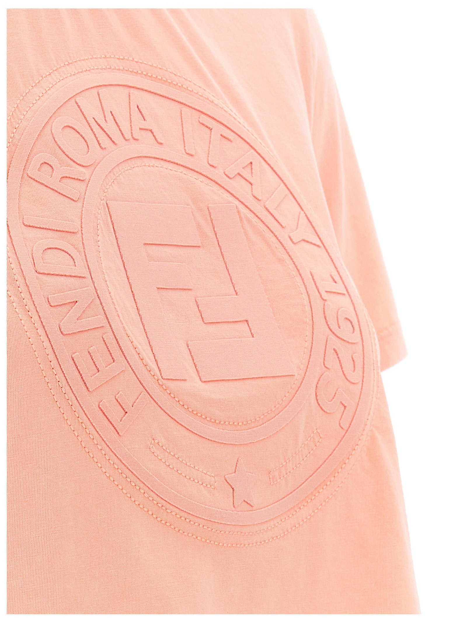 Fendi Multicolor Cotton T-Shirt Fendi