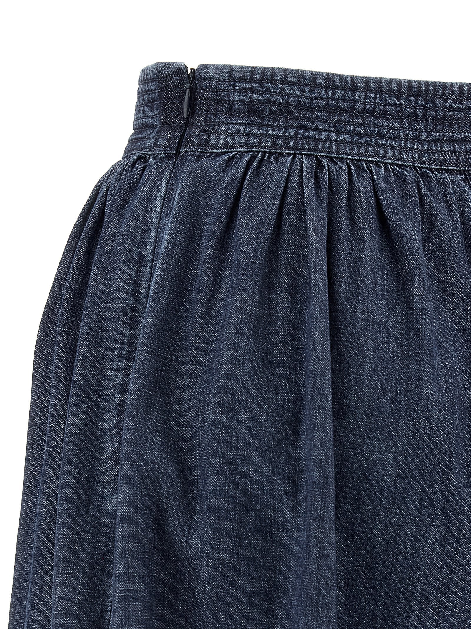 Valentino Garavani Blue Cotton Pants Valentino Garavani
