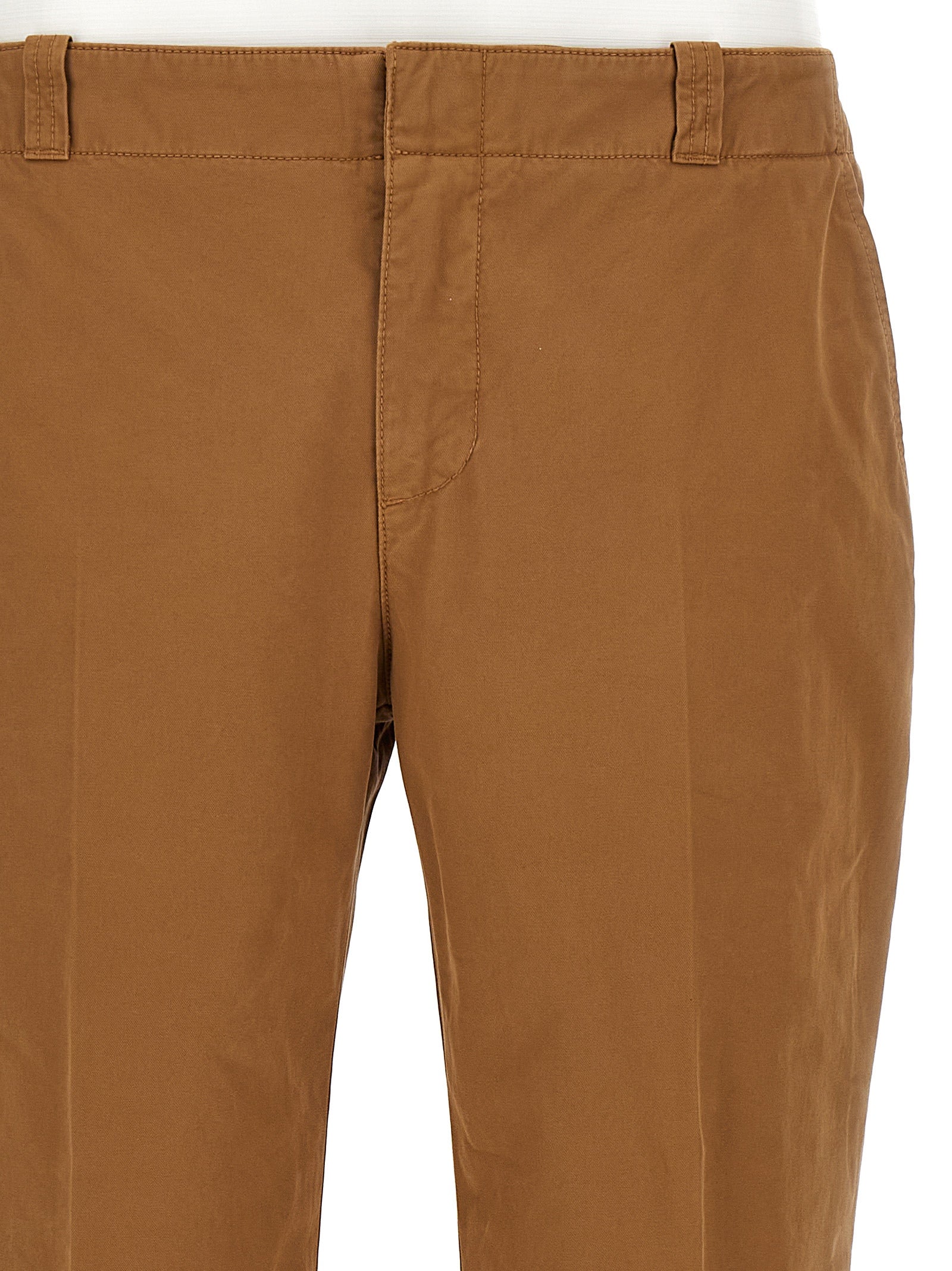 Alexander McQueen Brown Cotton Chino Pants Alexander McQueen