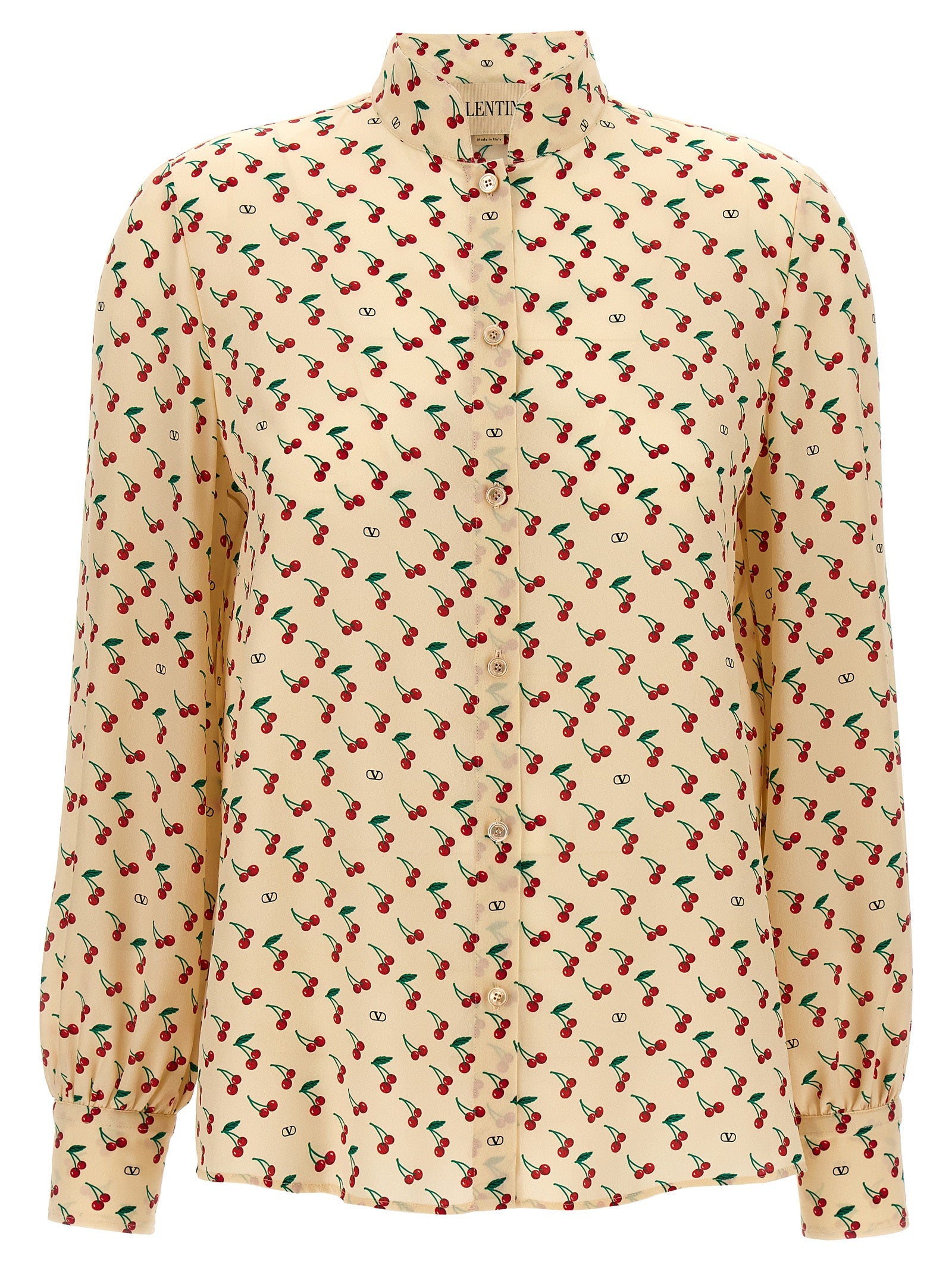 Valentino Garavani Beige Silk Blouse Valentino Garavani