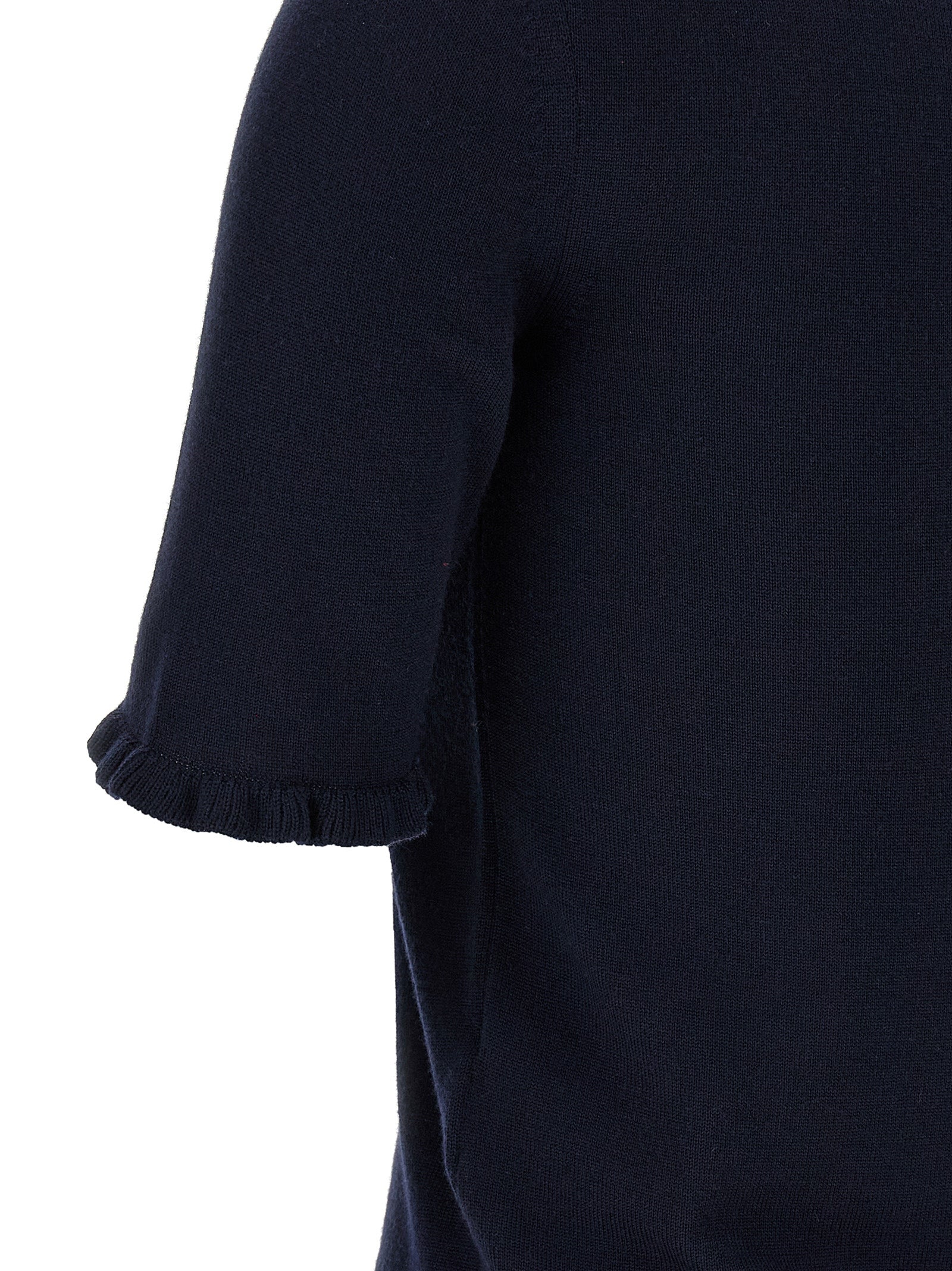 Valentino Garavani Blue Virgin Wool Sweatshirt Valentino Garavani