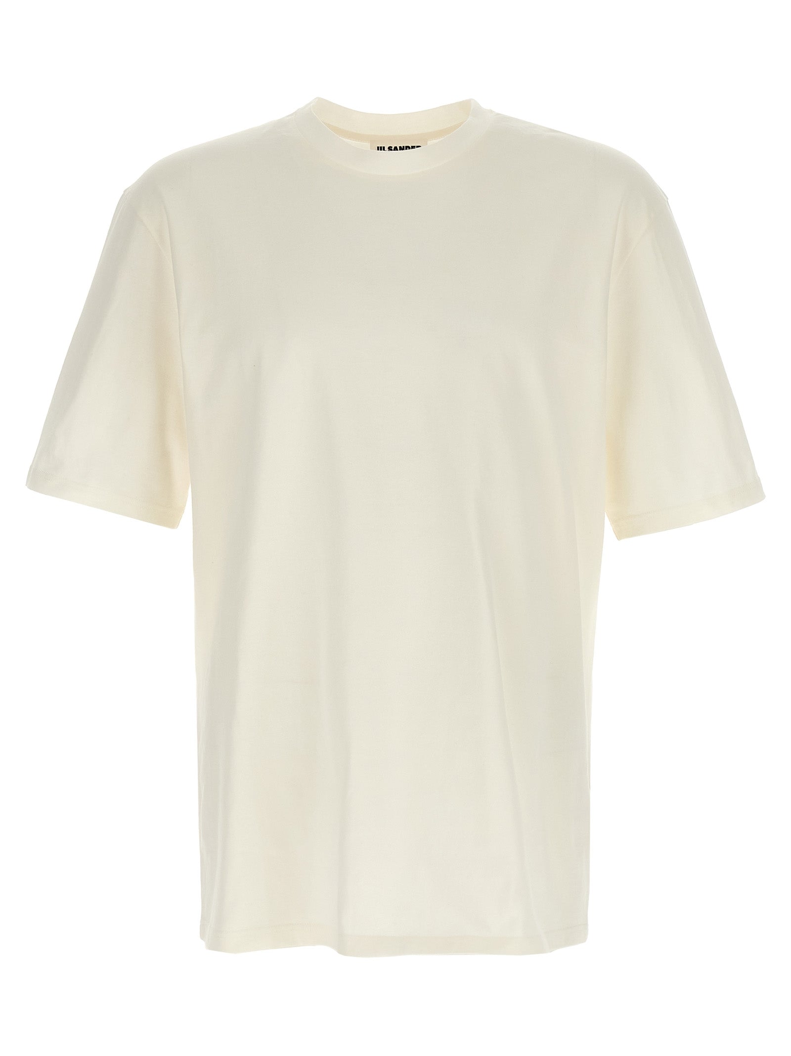 Jil Sander White Cotton Long Sleeve T-Shirt Jil Sander