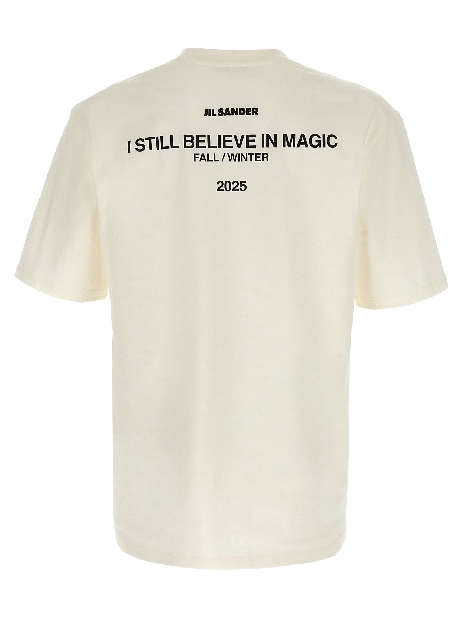 Jil Sander White Cotton Long Sleeve T-Shirt Jil Sander
