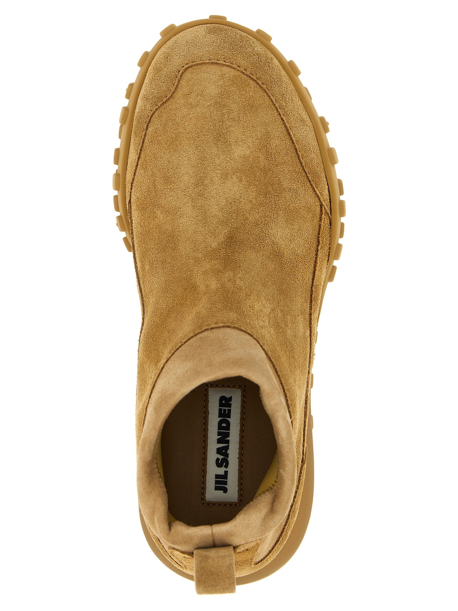 Jil Sander Beige Calfskin Sneakers Jil Sander