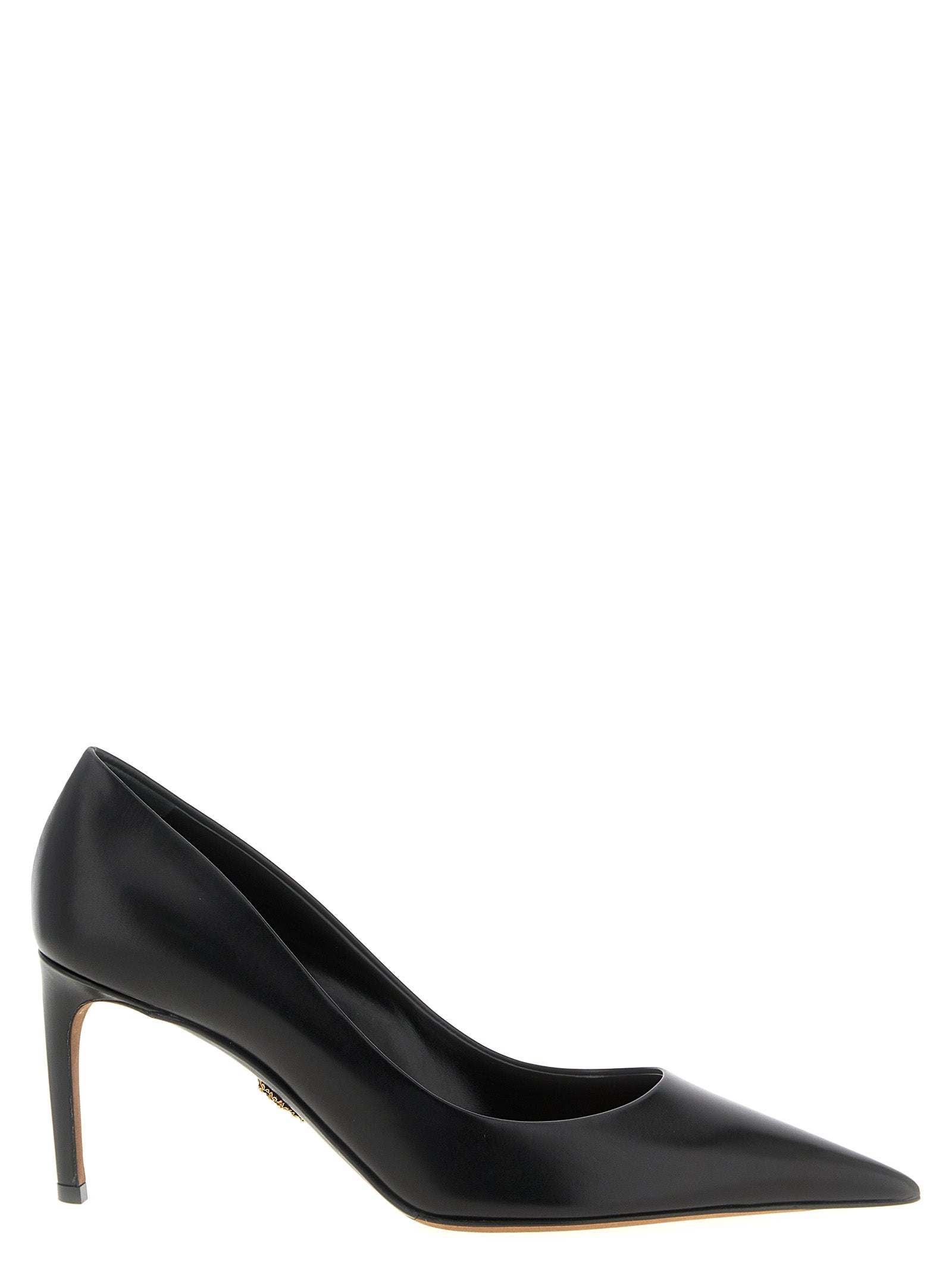 Dolce & Gabbana Black Calfskin High Heel Pumps Dolce & Gabbana