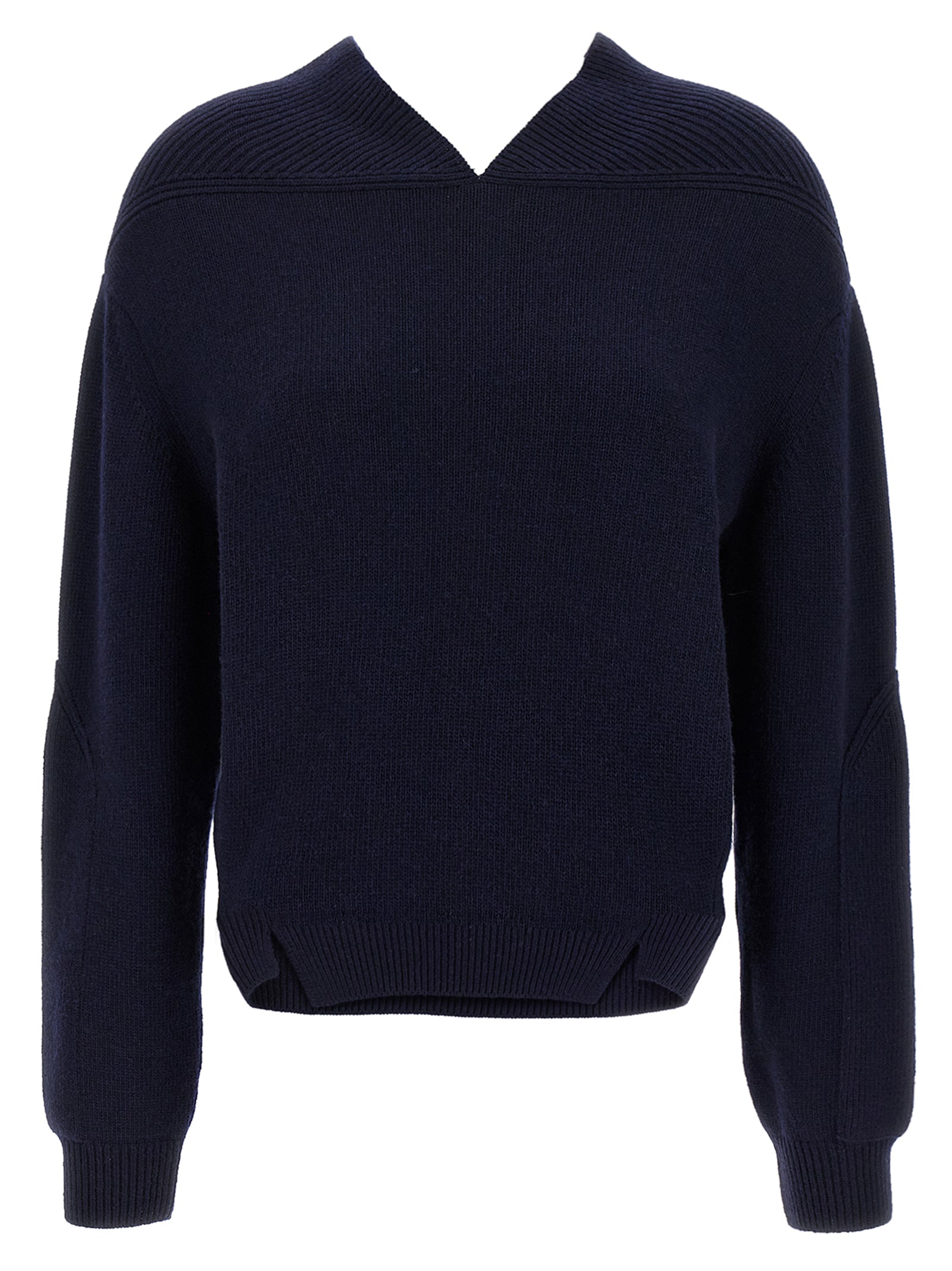 Victoria Beckham Blue Wool Cardigan Victoria Beckham
