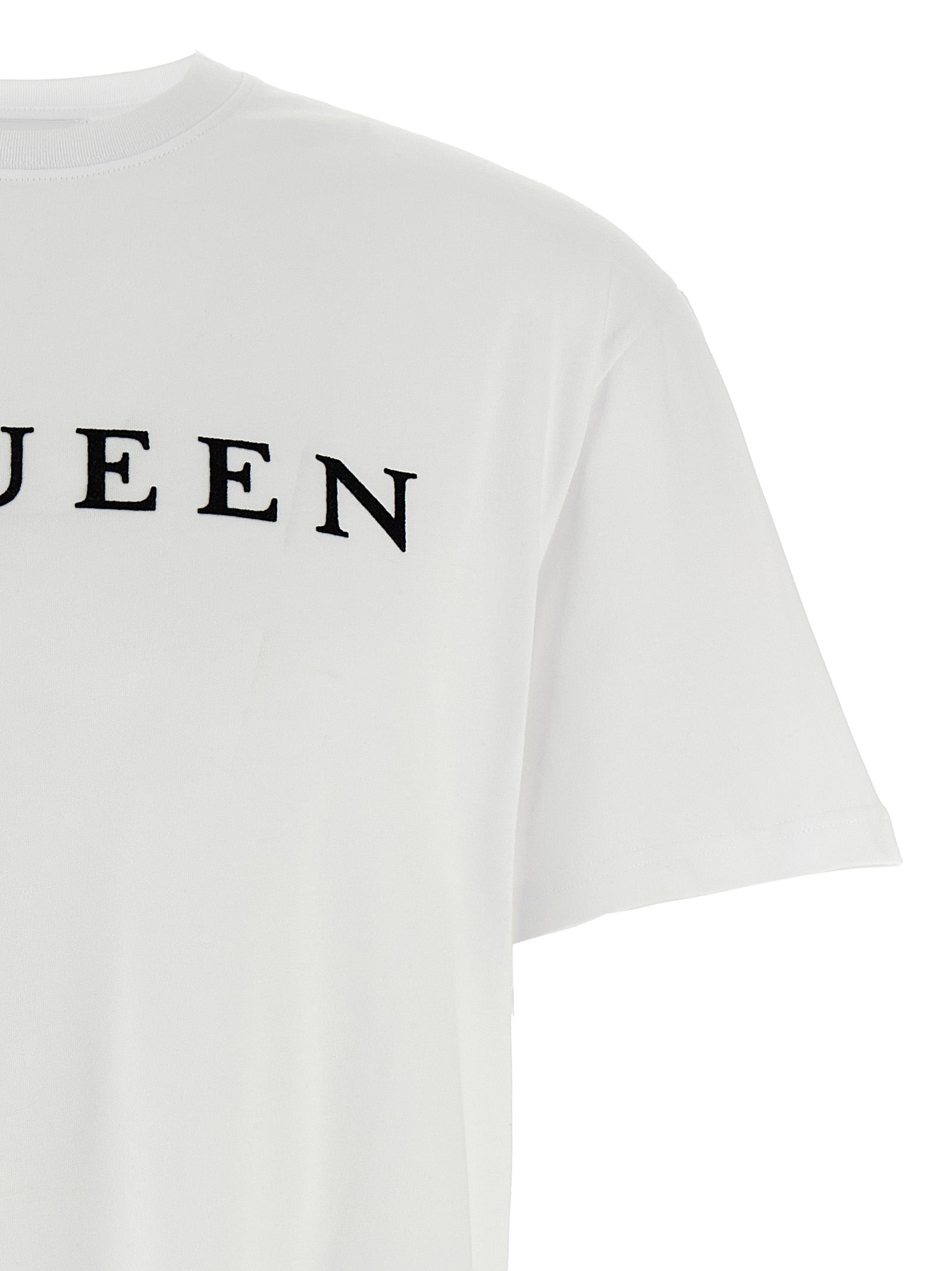 Alexander McQueen Bicolor Cotton T-Shirt Alexander McQueen