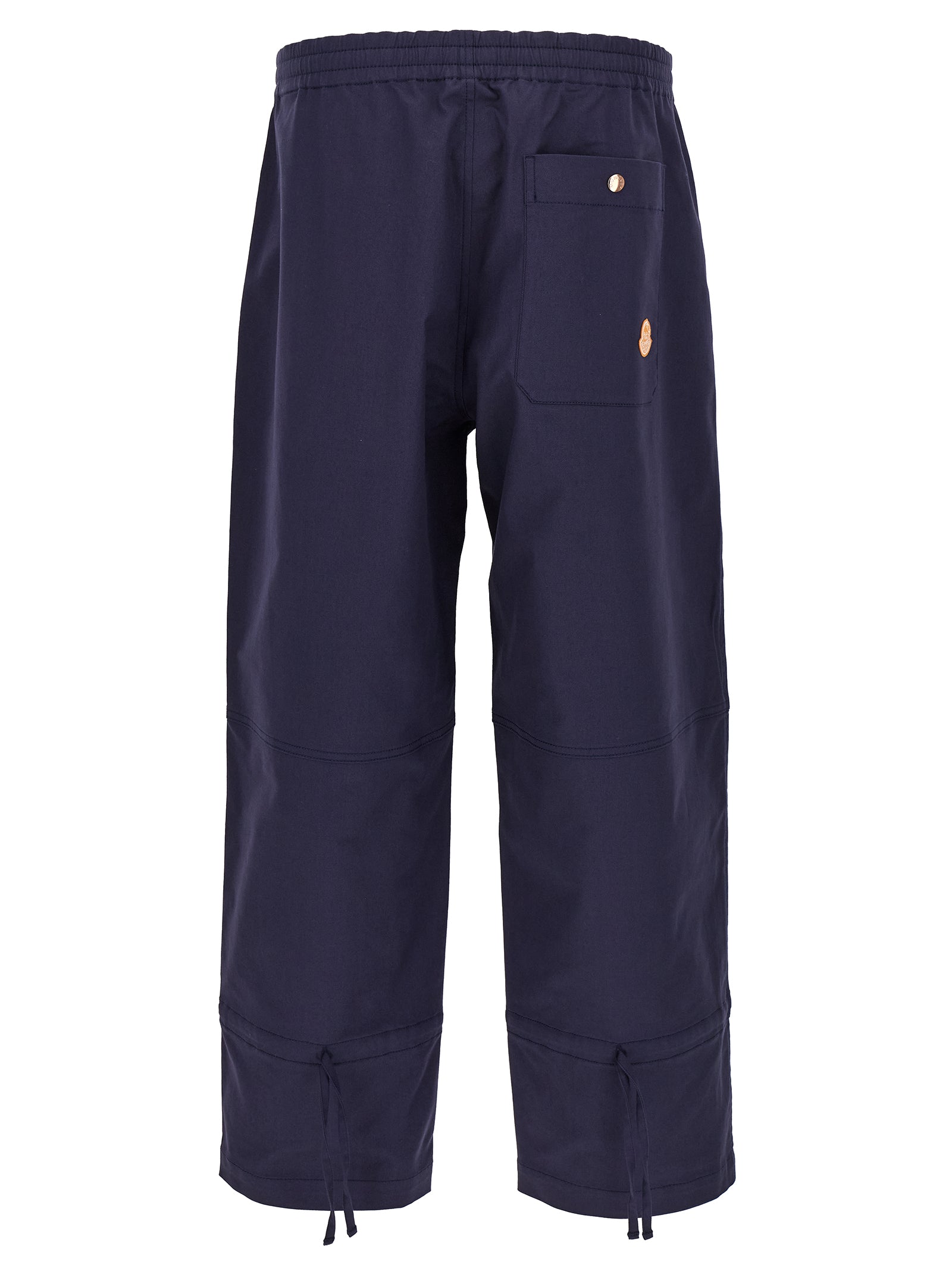 MONCLER GENIUS Blue Cotton Casual Pants MONCLER GENIUS