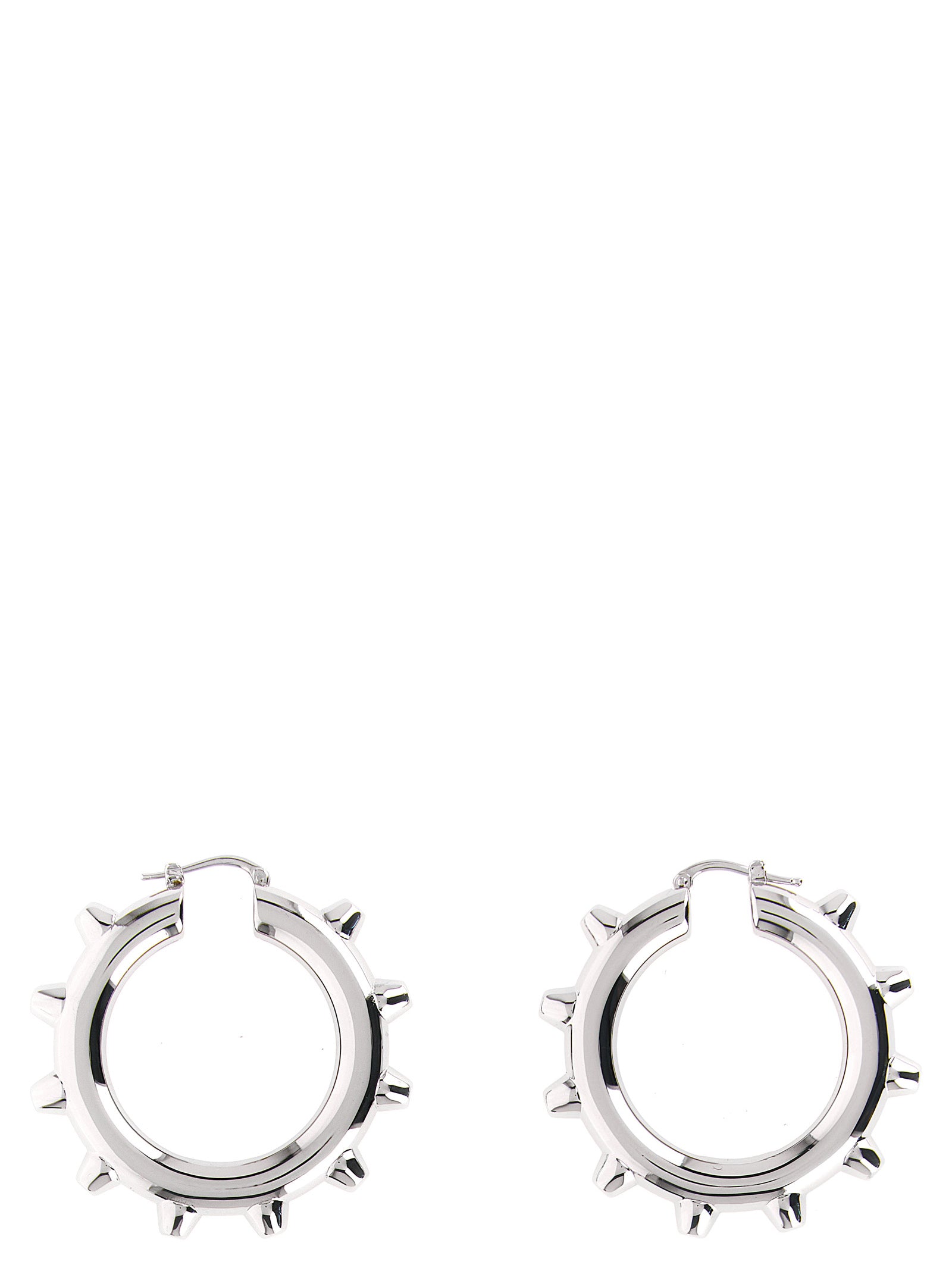 Jil Sander Silver Brass Earrings Jil Sander