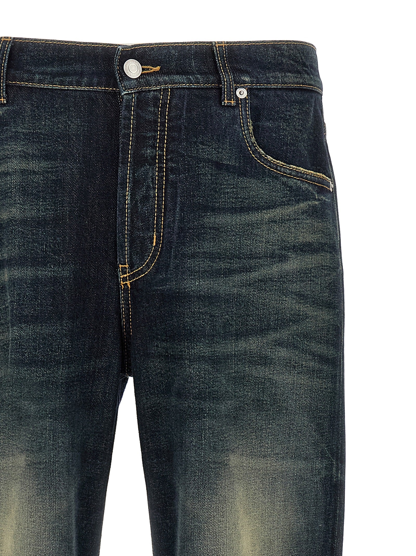 Alexander McQueen Blue Cotton Jeans Denim Alexander McQueen