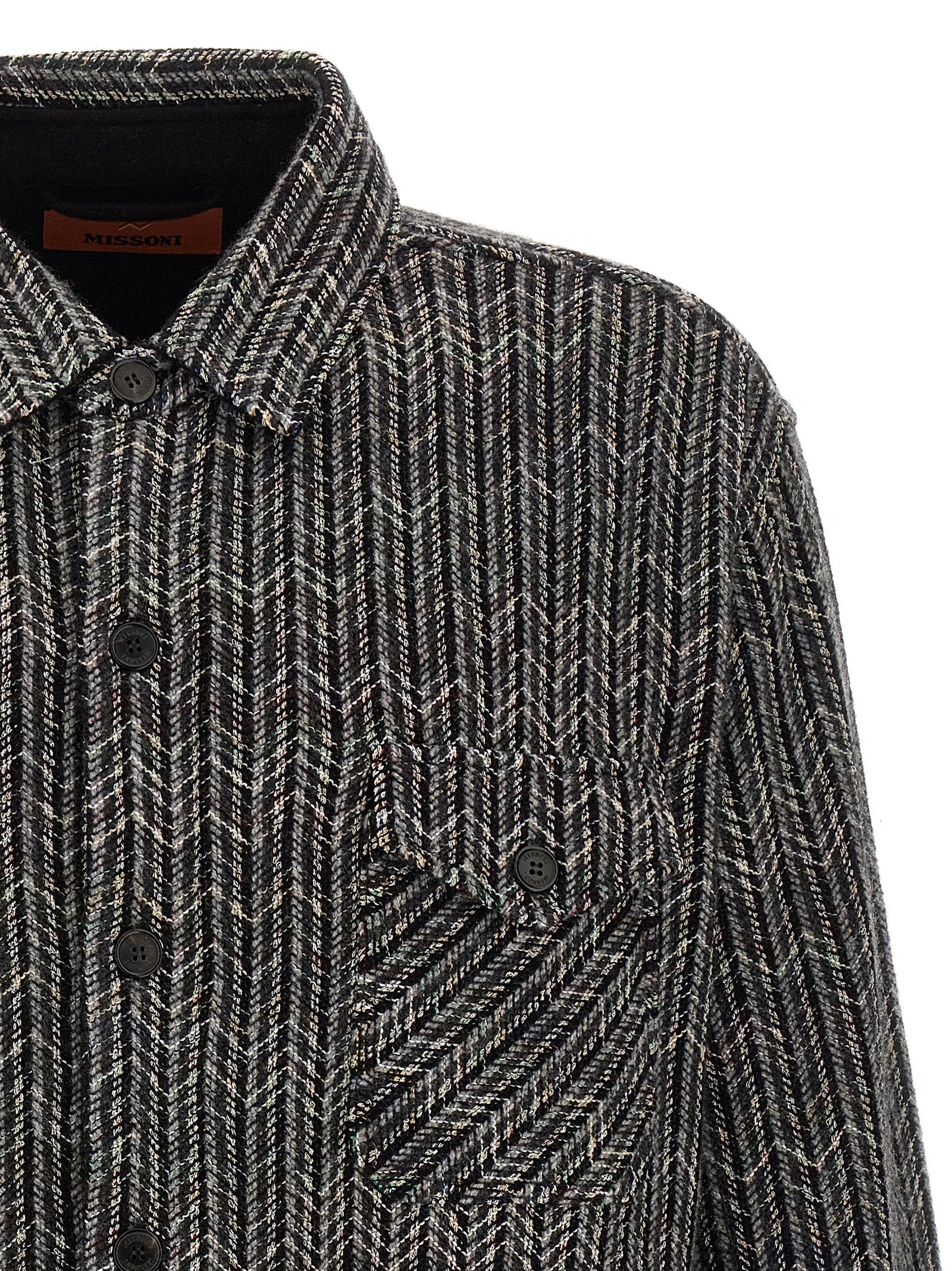 Missoni Gray Wool Blouse Missoni