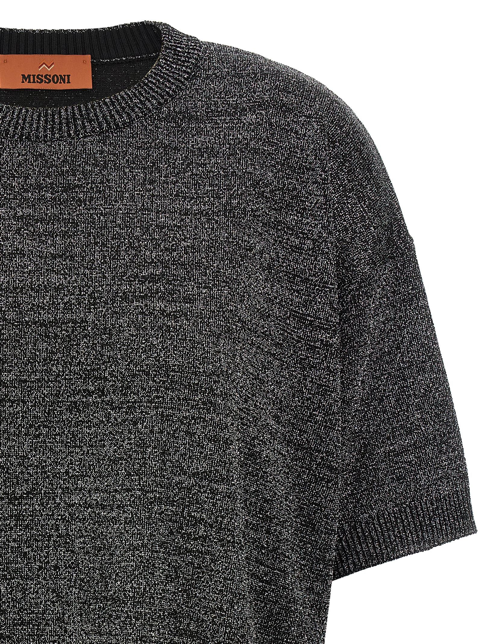 Missoni Silver Viscose Cardigan Missoni