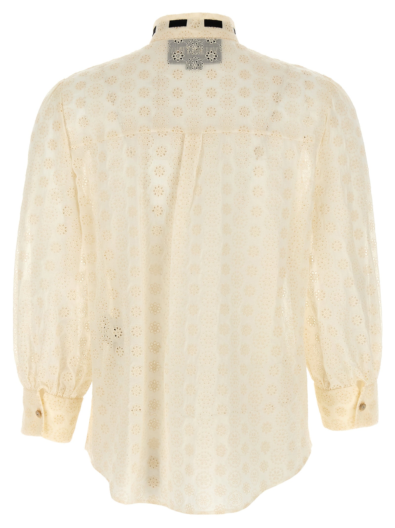 Valentino Garavani White Cotton Blouse Valentino Garavani